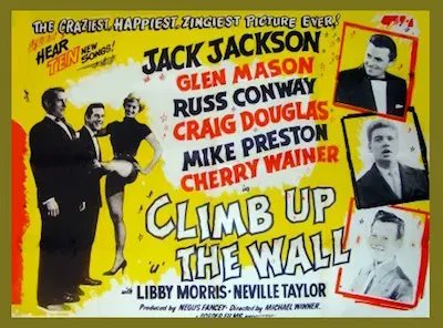 TalkingPicsTV's tweet photo. Music and Variety at 7:40am CLIMB UP THE WALL (1960) with #JackJackson #RussConway and many more #TPTVsubtitles Directed by #MichaelWinner https://t.co/Jsx4GFh1l7