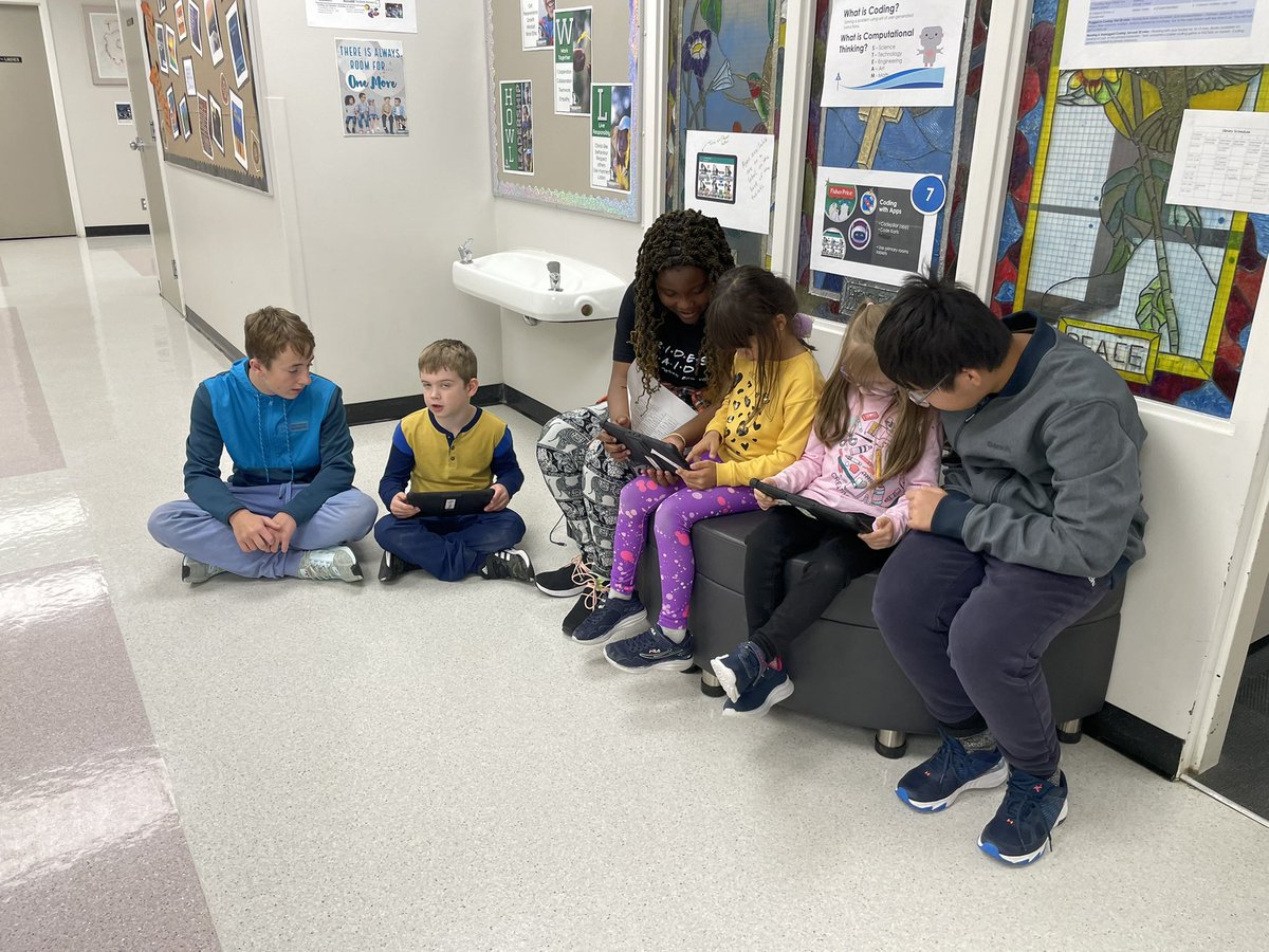 ms_scheuer's tweet image. We are celebrating Education Week at @StTimothyRegina with some special buddy activities! Thank you @jstewiestewie for bringing in these awesome tech resources from RCSD! @RCSD_No81 @StTimothyRegina