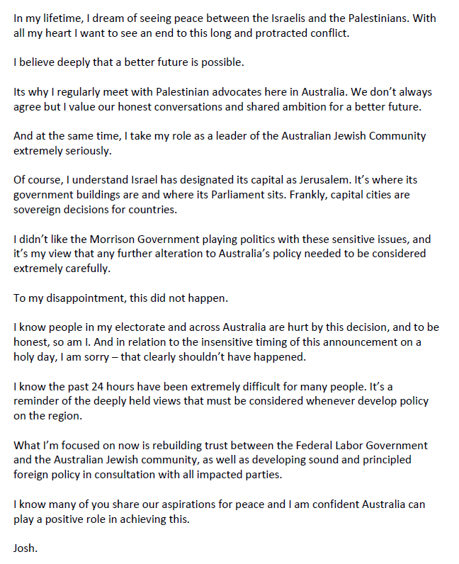 Josh Burns tweet media