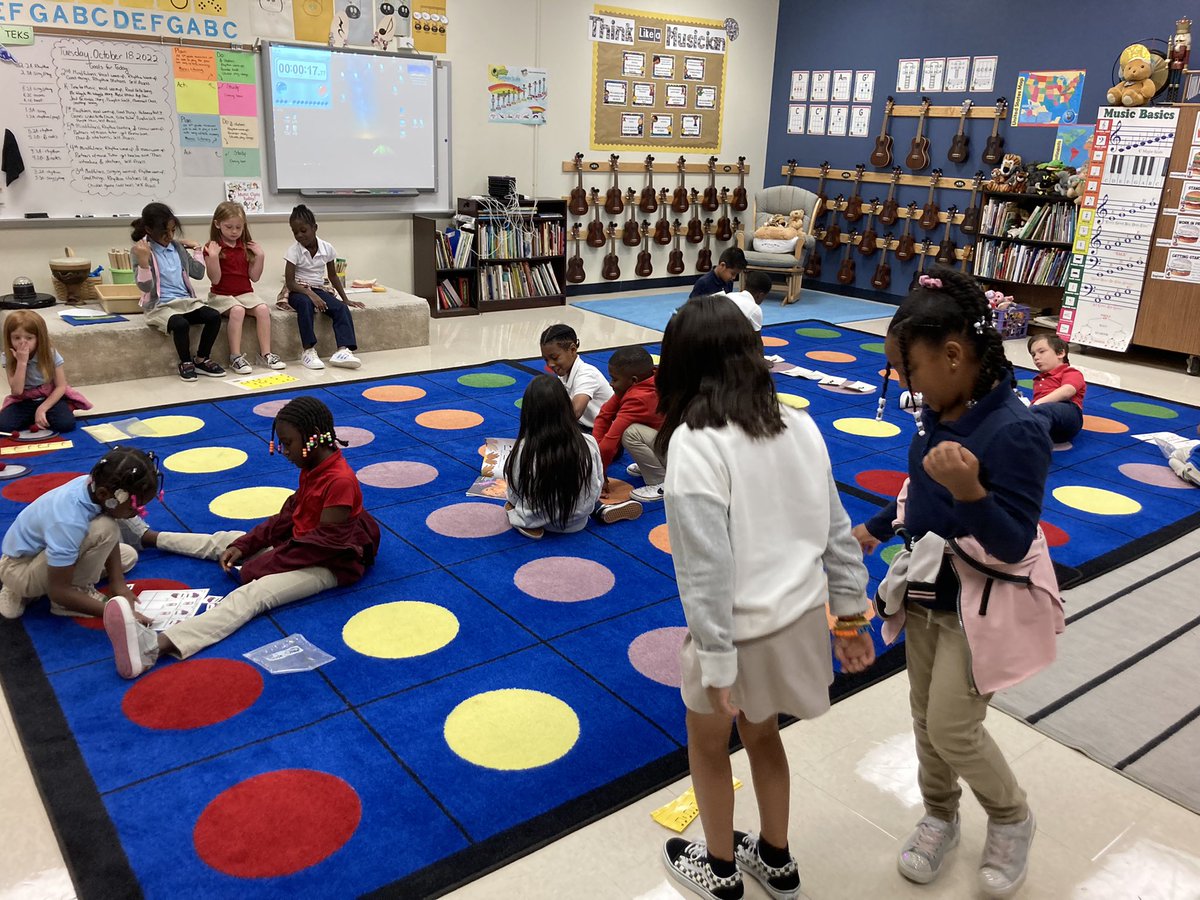 mrsshier_sstars's tweet photo. It’s only Tuesday but still so much learning and teamwork in the music room… plus another dance party! #ACFTmusic #WeAreBirdvilleISD #acfttigers https://t.co/t9YiUoCsiF