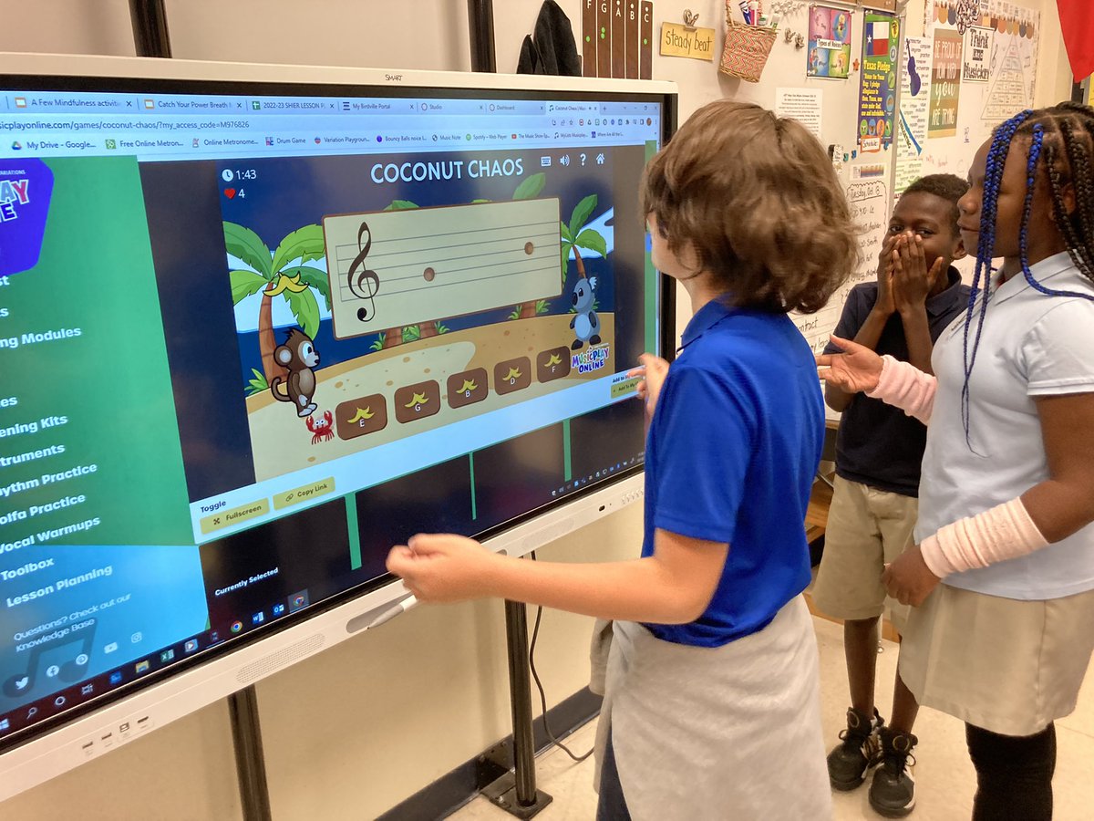 mrsshier_sstars's tweet photo. It’s only Tuesday but still so much learning and teamwork in the music room… plus another dance party! #ACFTmusic #WeAreBirdvilleISD #acfttigers https://t.co/t9YiUoCsiF