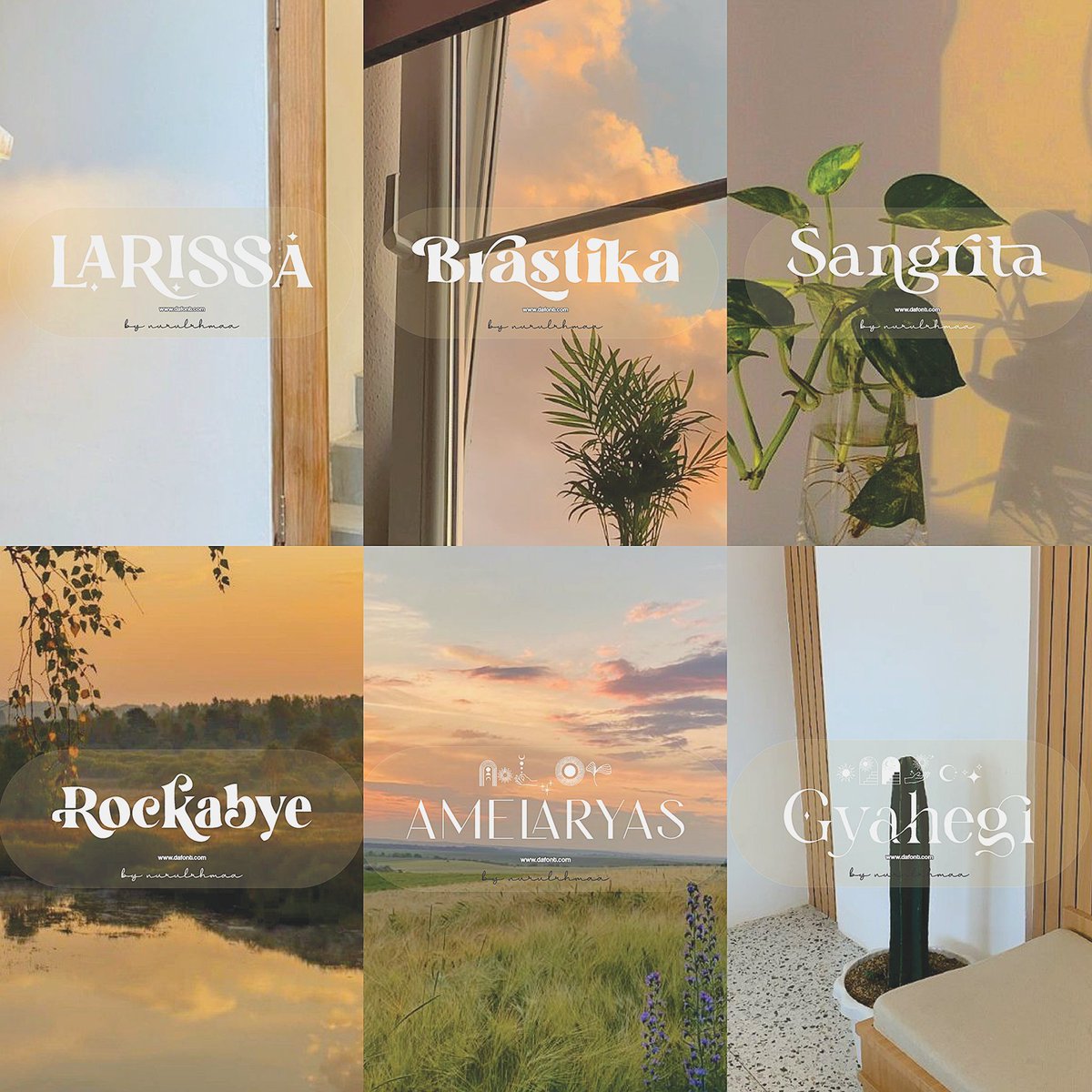 ✨ rekomendasi aesthetic font ✨

- a thread -