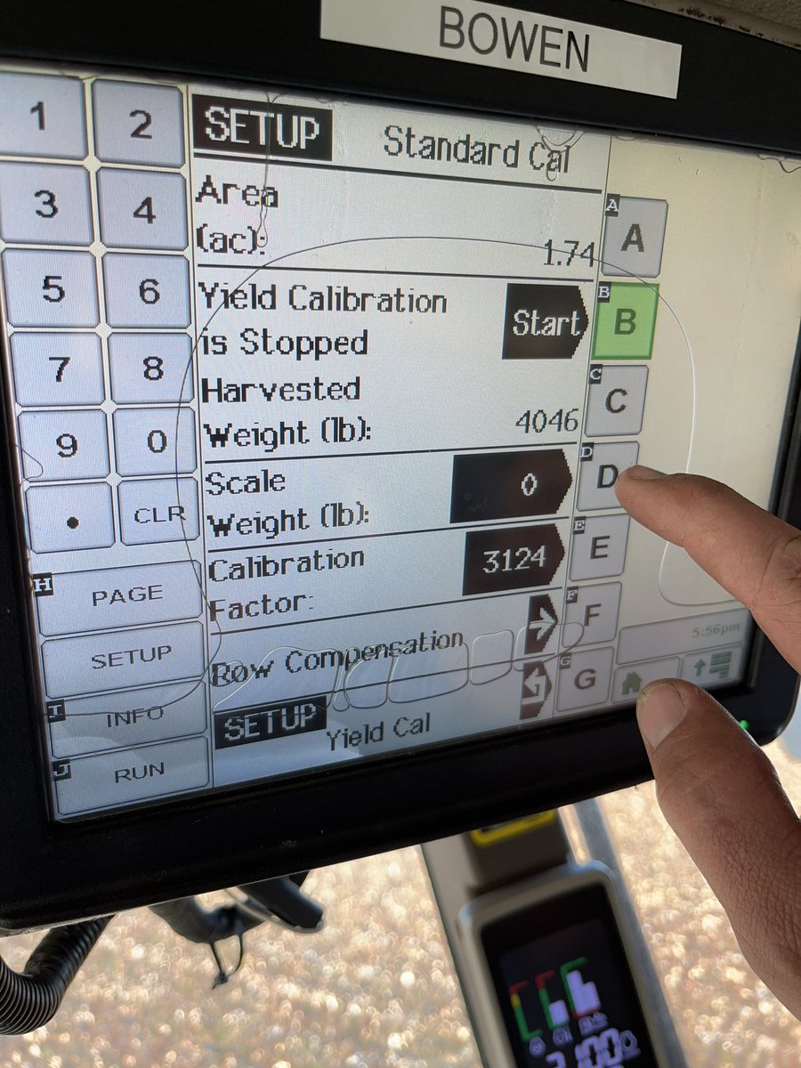 BrendaOrtiz_PA's tweet photo. Data science and site-specific management start with good baseline data. Do not forget that yield monitor calibration is essential to build a good foundation for your farm decisions now and in the future. #gooddata #dataquality #cottonyield #yieldmonitor #precisionag https://t.co/fn1z5TmCtg