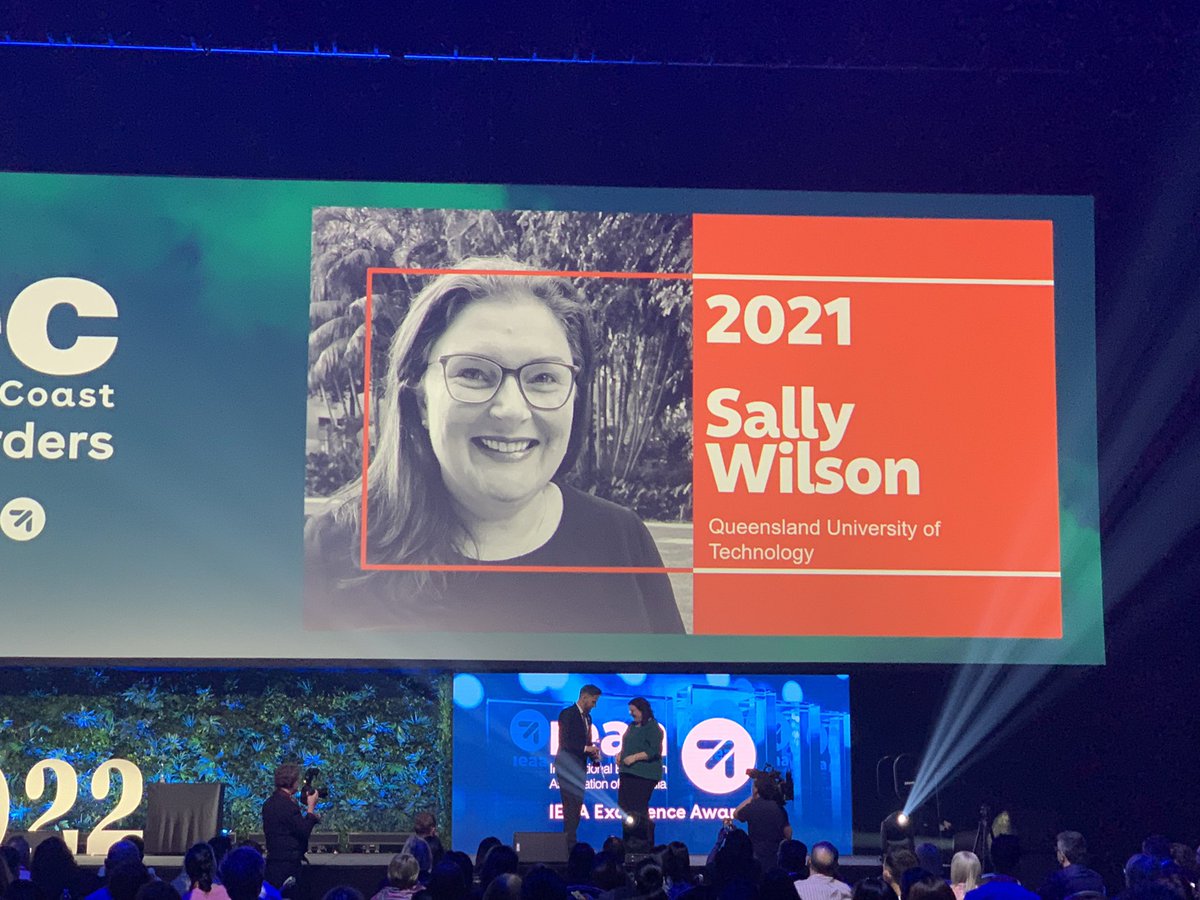 heidipiper's tweet photo. A delight to see the #AUIDF Tracy MCabe Fellowships for Emerging Leadership in International Education 2020-2022 presented: Luika Bankson 2020, Sally Wilson 2021, and Kate Toone 2022 #aiec2022   @luikabankson 🌟🌟🌟 https://t.co/r2RIT4Vcbu