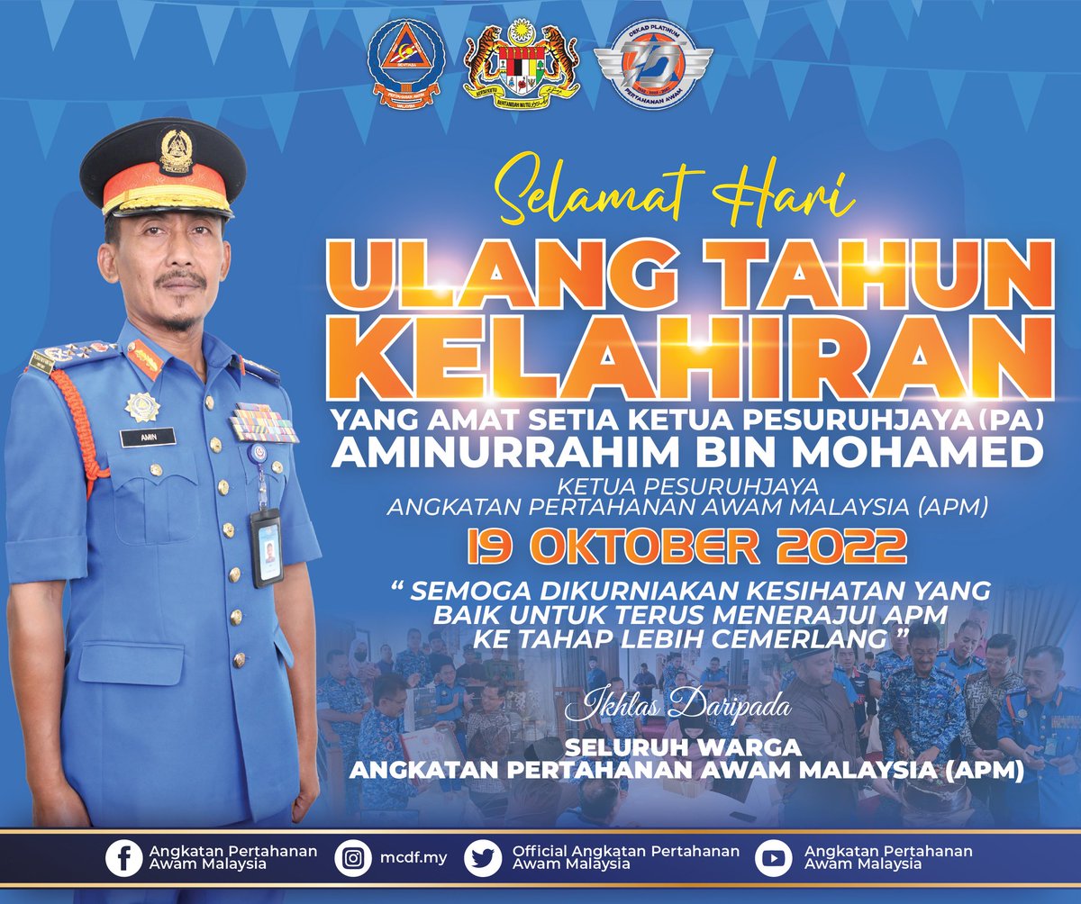 Angkatan Pertahanan Awam Malaysia (APM) tweet media