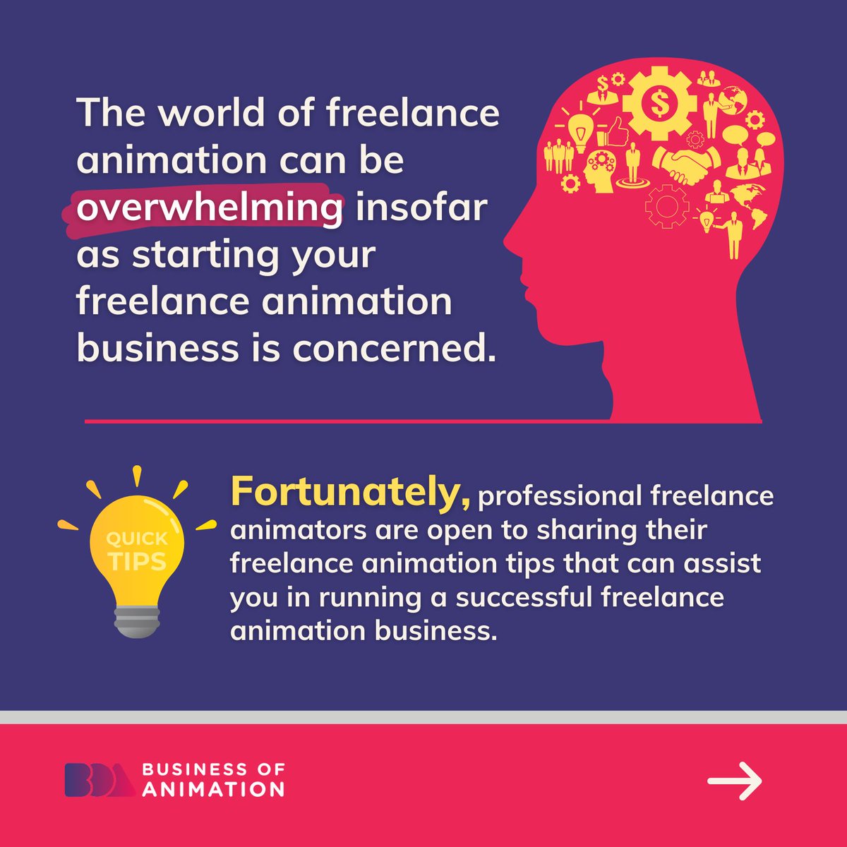 animationbiz's tweet image. Check out these 11 freelance animation tips that professionals swear by.

Want to Grow Your Freelance Animation Career or Studio? Sign up for our FREE Masterclass! Link in Bio.

#TipsforAnimator #TipsforAnimators #TipsforFreelanceAnimators #Animation #AnimationArt