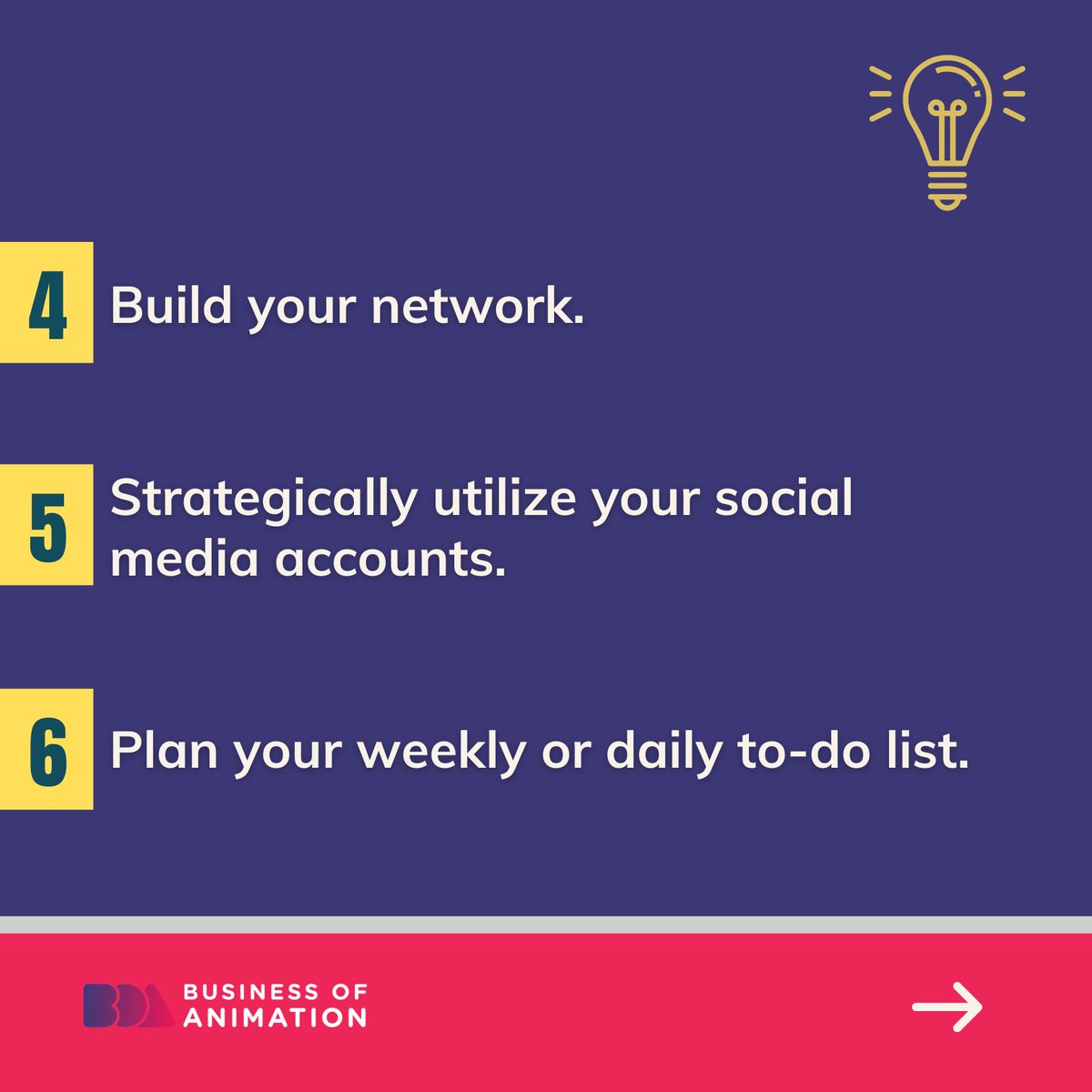 animationbiz's tweet image. Check out these 11 freelance animation tips that professionals swear by.

Want to Grow Your Freelance Animation Career or Studio? Sign up for our FREE Masterclass! Link in Bio.

#TipsforAnimator #TipsforAnimators #TipsforFreelanceAnimators #Animation #AnimationArt