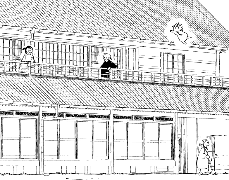 今月ゲッサンでの「つぶやいてみる。」でミニイラスト寄稿させてもらっています!
愛一郎の家のトリビアが載っています~。
ロケ地になったドラマが分かる人いたら、すごいと思うのよ