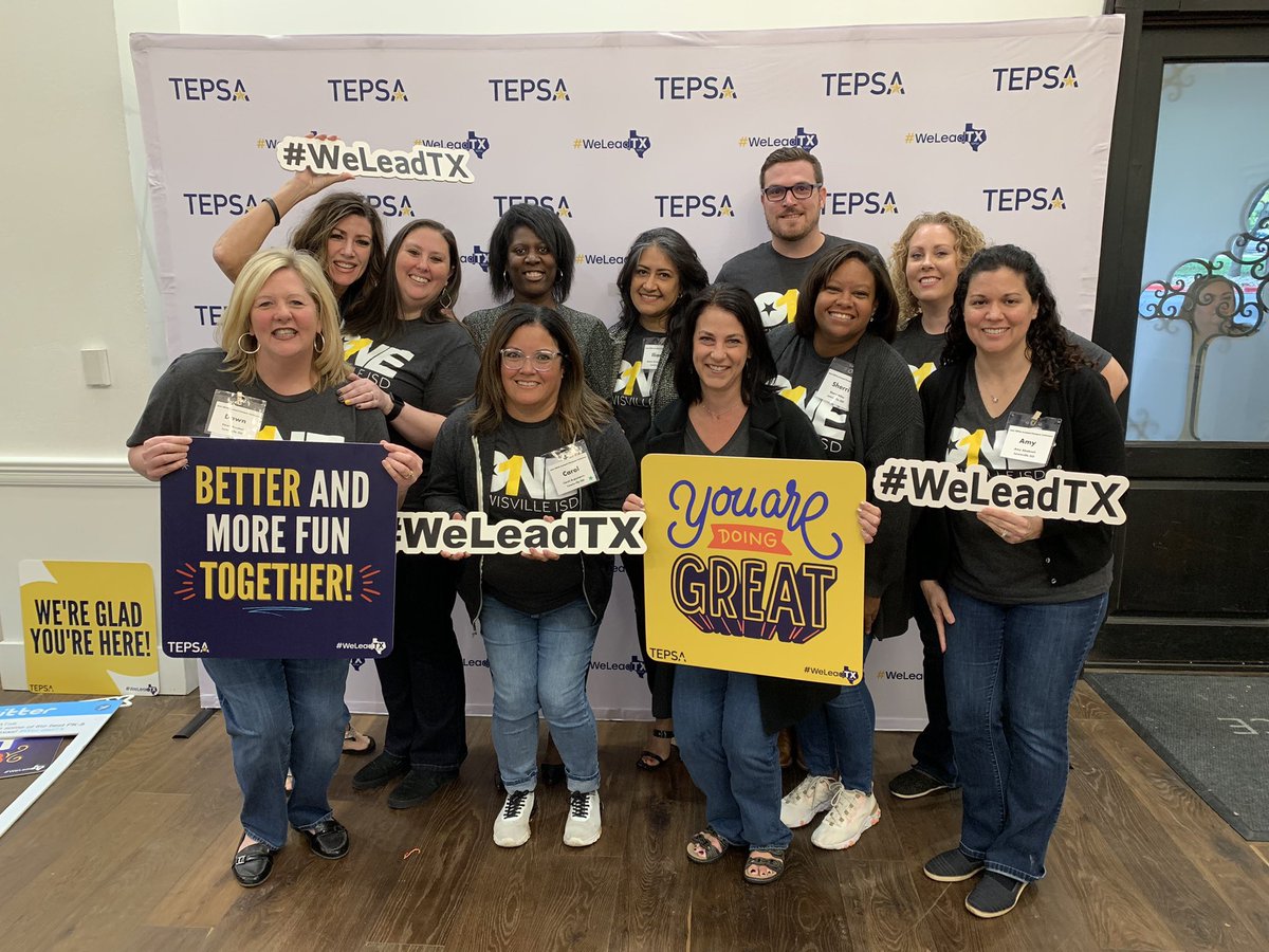 AmyDearmon's tweet photo. My educator/leader/learner heart is full after attending the TEPSA AP conference. #WeLeadTX #onelisd @TEPSAtalk @LewisvilleISD https://t.co/m05LxUCcnx