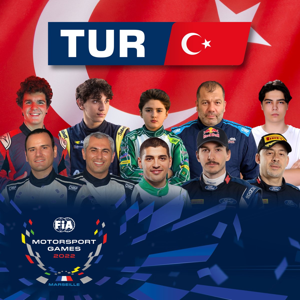 🇹🇷 #TeamTürkiye entered one discipline with two drivers in 2019 – next week it will be eight disciplines and 10 drivers chasing gold medals in Marseille! - #FIAMotorsportGames