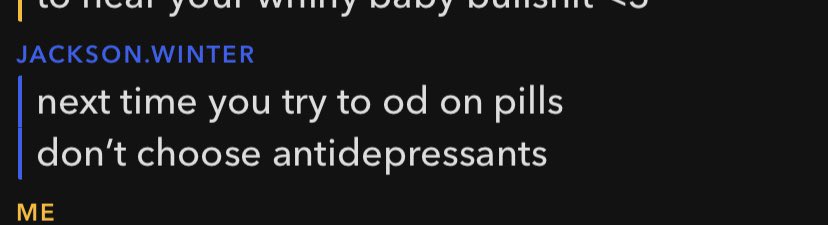 gagamilkies's tweet image. so @/veryhell threatens all of his friends with suicide if they don’t give him enough attention, brings up very personal matters when we try to criticize that, has tried to stab himself in a discord call with multiple people that he was friends with, friends who he got angry at—