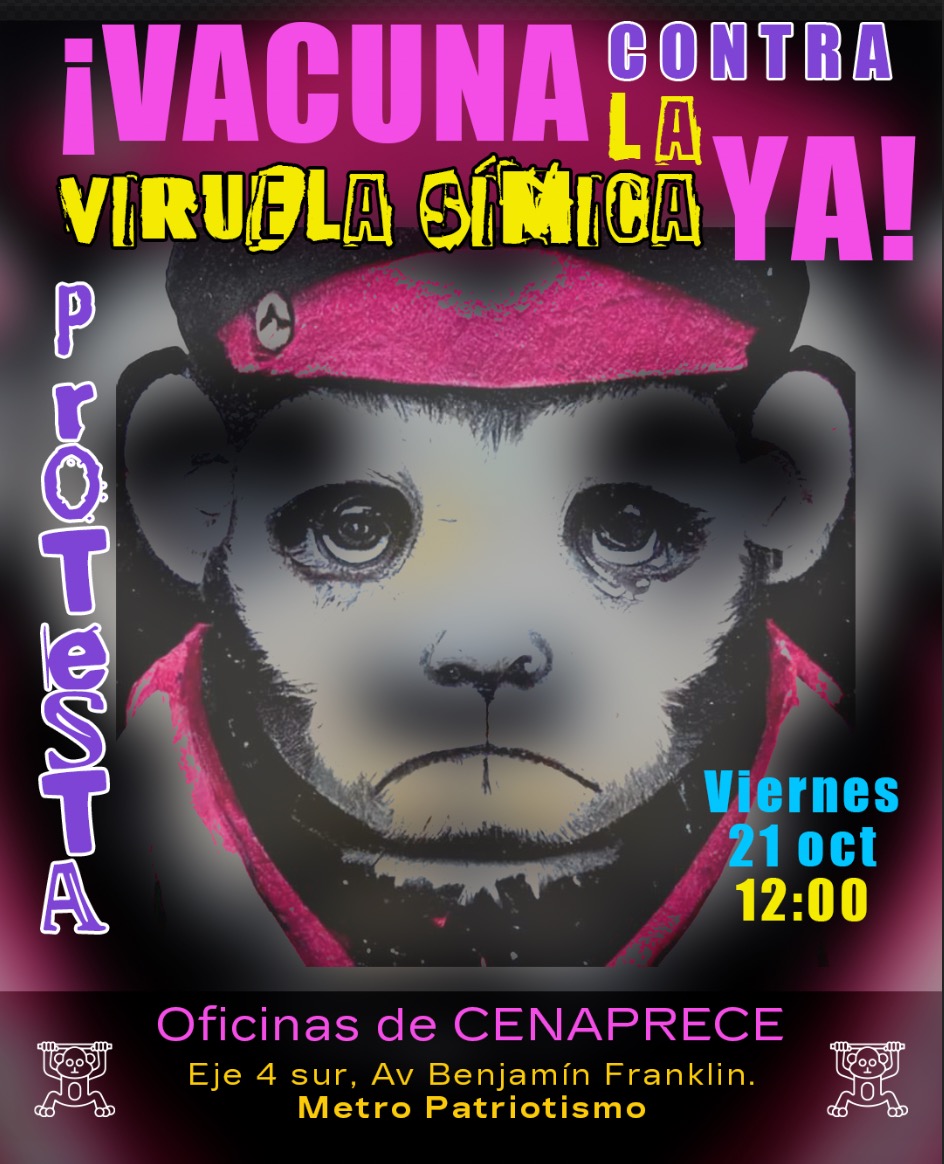 ⚠️ PROTESTA ⚠️
Estamos cansadxs del silencio de <a href="/HLGatell/">Hugo López-Gatell Ramírez</a> trabajamos a marchas forzadas atendiendo gente con decenas de problemáticas que la viruela símica está dejando en la vida inmediata de muchos hombres gays y bisexuales. ¡ESTO ES PREVENIBLE! NECESITAMOS VACUNA YA
