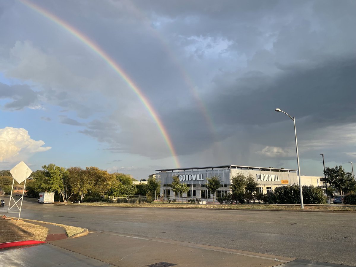 ChismDanny's tweet image. Does this mean Goodwill is now selling pots of gold?  Probably not, but you can certainly find some treasures there!  Come on in.  Maybe you can find the perfect Halloween costume.
