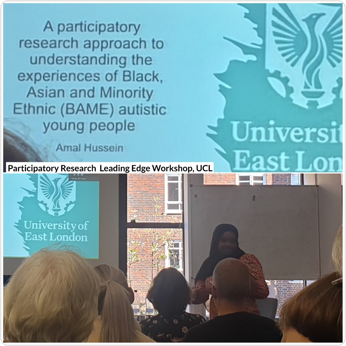 Educational Psychologists' 'Race' & Culture Forum (@edpsyrcf) on Twitter photo Stimulating day on #participatoryresearch <a href="/ucledpsych/">UCL Ed Psych</a> <a href="/liz_pellicano/">Liz Pellicano</a> <a href="/UEL_EPRaP/">UEL_EPRaP</a> Good to hear research by #educationalpsychologists <a href="/UELPsychLondon/">Psychology at UEL</a> driven by #missingvoices from under-represented groups👊🏽 So many interesting presentations including <a href="/amalhuss89/">Dr Amal Hussein</a> ⬇️ Stimulating day on #participatoryresearch <a href="/ucledpsych/">UCL Ed Psych</a> <a href="/liz_pellicano/">Liz Pellicano</a> <a href="/UEL_EPRaP/">UEL_EPRaP</a> Good to hear research by #educationalpsychologists <a href="/UELPsychLondon/">Psychology at UEL</a> driven by #missingvoices from under-represented groups👊🏽 So many interesting presentations including <a href="/amalhuss89/">Dr Amal Hussein</a> ⬇️