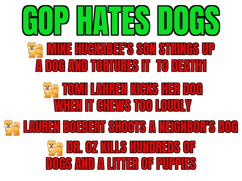 TrashyChic's tweet photo. Don't ever say it's just a dog. #GOPhatesdogs https://t.co/ohbb8YrSwP