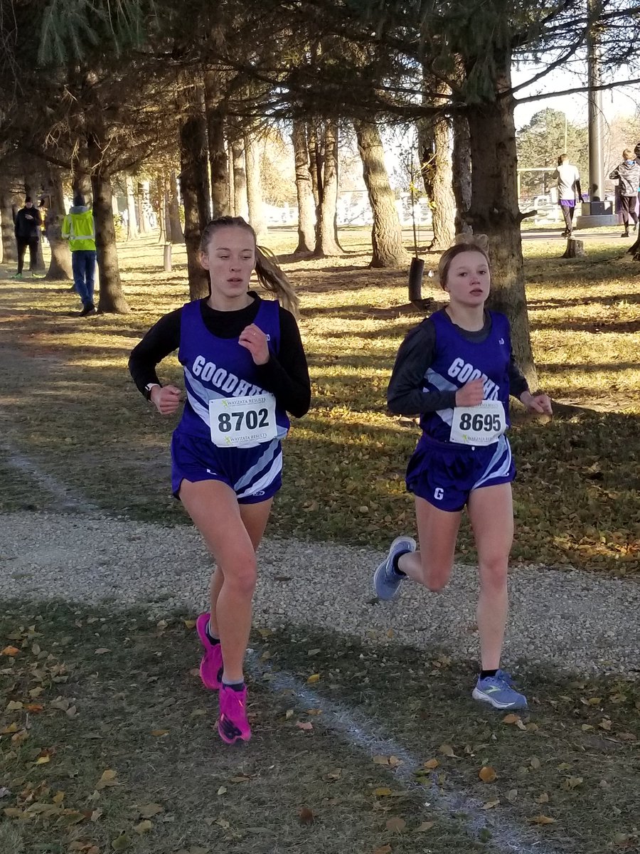 HVL Championship in Goodhue!  Thank you so much to all of our volunteers who made tonight so memorable... you're the best!  Mari 10th, all conference, and a new school record.  Lots of PRs in front of our home crowd.  What a fun event! #goodhueschool