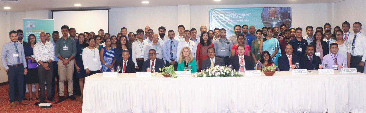 NCPCSL's tweet photo. The inaugural session of the Energy Management System (EnMS) Expert Training Program was held on October 17 at Waters Edge, Battaramulla. This grand event was organized by NCPC, Sri Lanka with the support of #EUinSriLanka and UNIDO. 
#energyefficiency #ISO50001 https://t.co/qE7LxNt48O
