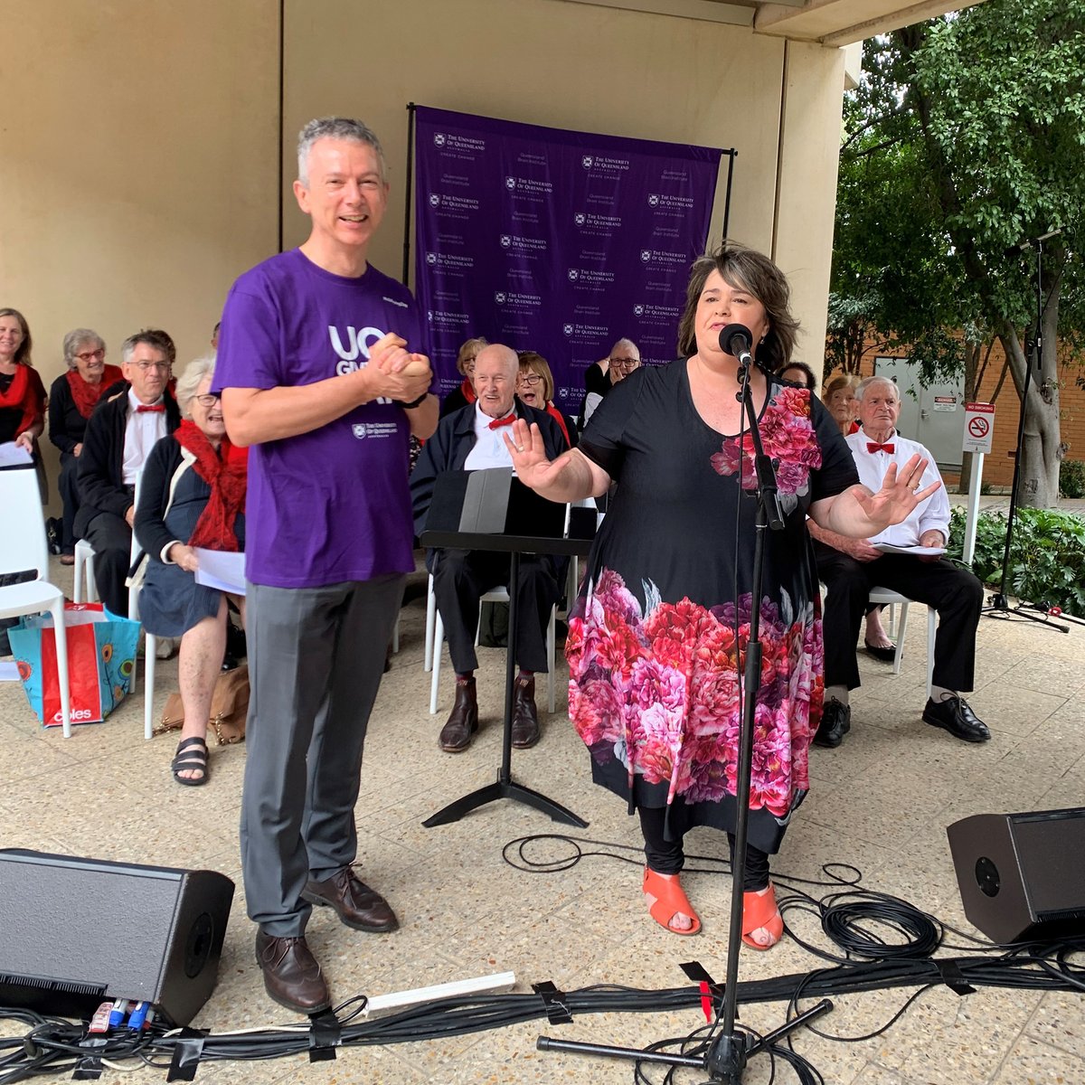 QldBrainInst's tweet photo. What a performance from Sing Sing Sing, a choir of people living with dementia, to celebrate 10 years of our #dementia research! It's a reminder of the strength/resilience of the human spirit. Help us fight dementia on #UQGivingDay.
https://t.co/SZ7tvmFBRu
#PleaseRememberUs https://t.co/c1aQ3WiGQX