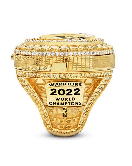 The 2021-22 Championship Year Badge Belongs To The Golden State Warriors