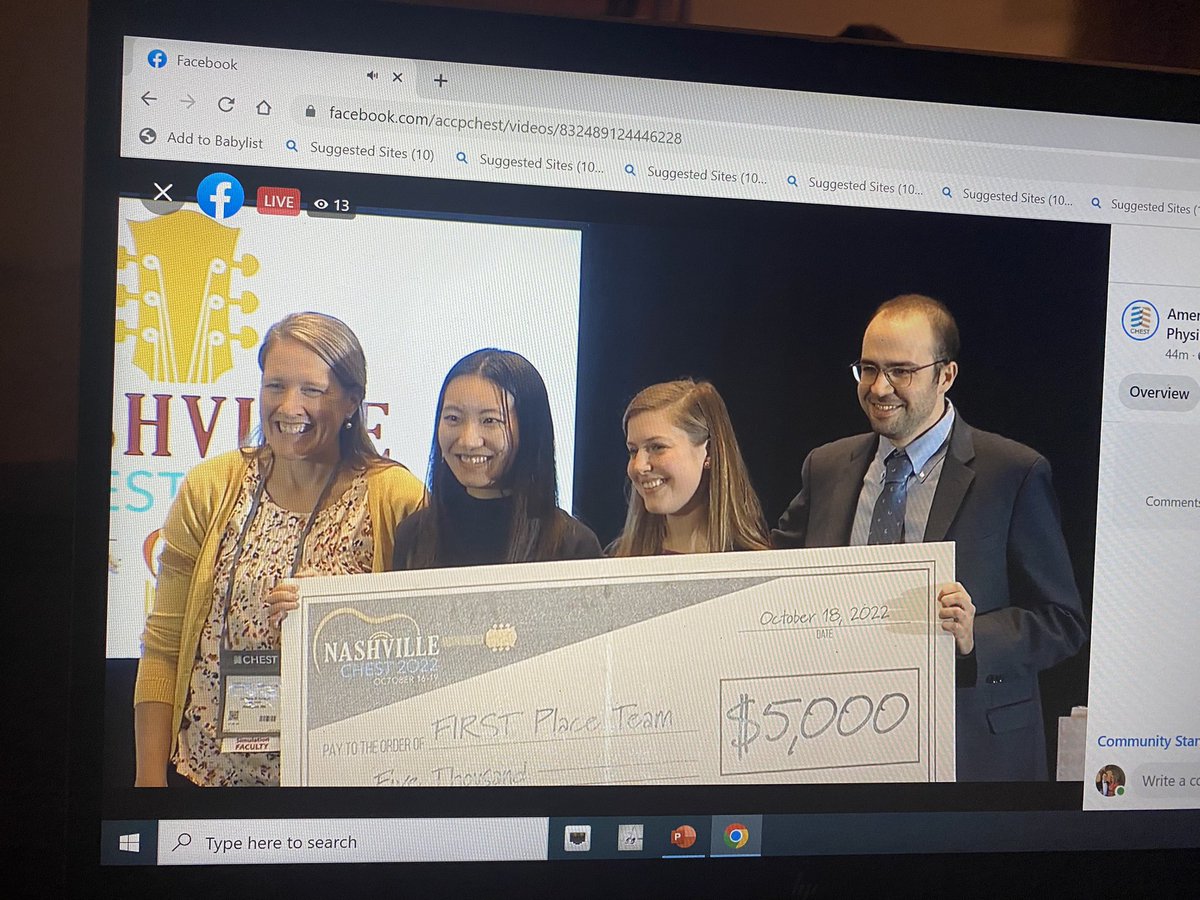 Max Martin (@martin_maxmd) on Twitter photo Even though I couldn’t make it to #CHEST2022 this year, I still got to watch my co fellows win the #CHESTCHALLENGE2022. What a group of rockstars!! 🤩🤩🤩 So deserving. <a href="/PaigeMartyMD/">Paige Marty</a> <a href="/ZhenmeiZhangMD/">Zhenmei Zhang</a> <a href="/AmjadKanj/">Amjad Kanj</a> <a href="/MayoPCCM/">MayoPCCM</a> Even though I couldn’t make it to #CHEST2022 this year, I still got to watch my co fellows win the #CHESTCHALLENGE2022. What a group of rockstars!! 🤩🤩🤩 So deserving. <a href="/PaigeMartyMD/">Paige Marty</a> <a href="/ZhenmeiZhangMD/">Zhenmei Zhang</a> <a href="/AmjadKanj/">Amjad Kanj</a> <a href="/MayoPCCM/">MayoPCCM</a>