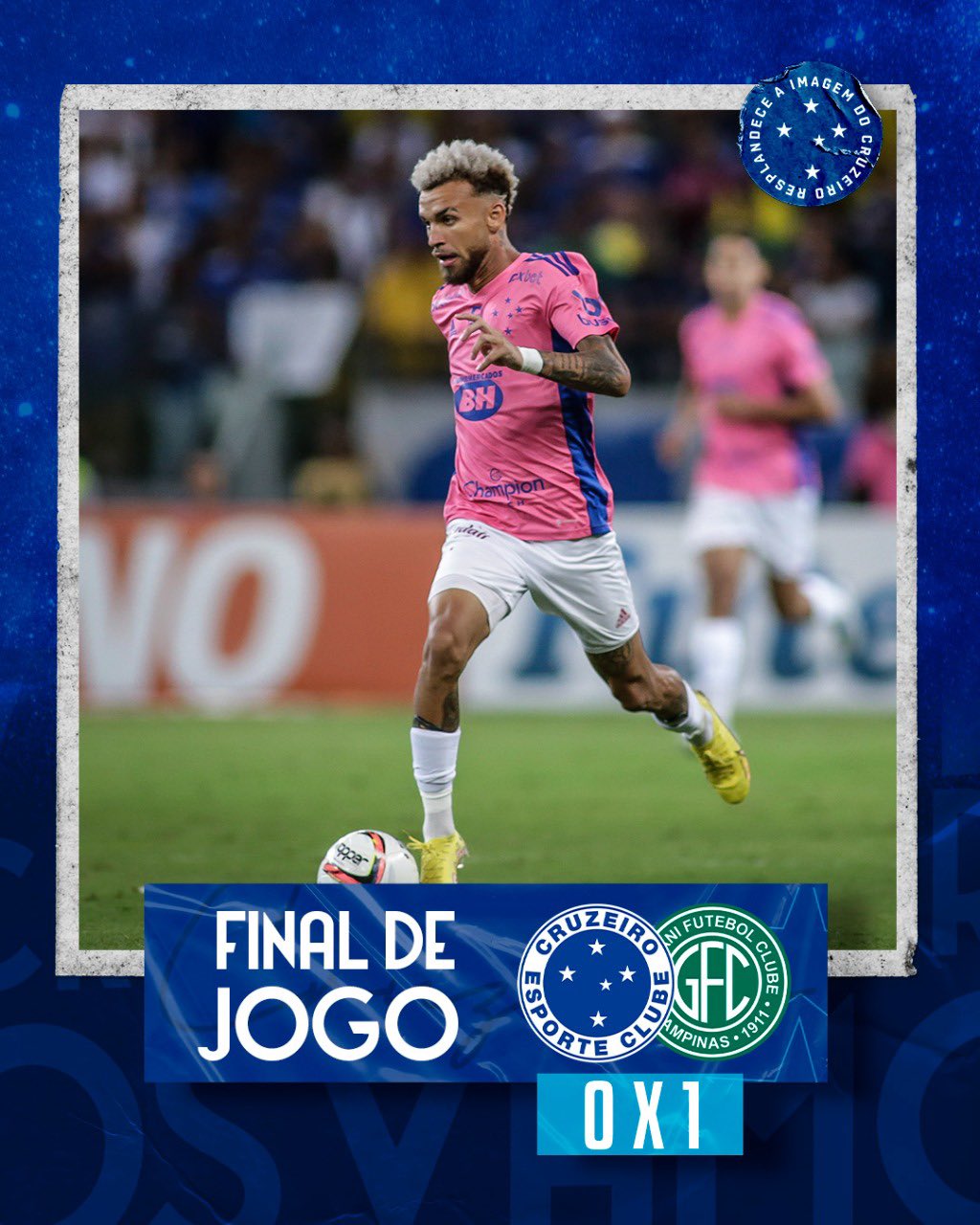 Cruzeiro 🦊 on X: 🕑 49', 2T, FIM DE JOGO NO MINEIRÃO! Com duas  expulsões ainda no primeiro tempo, fomos superados pelo Guarani. #CRUxGUA