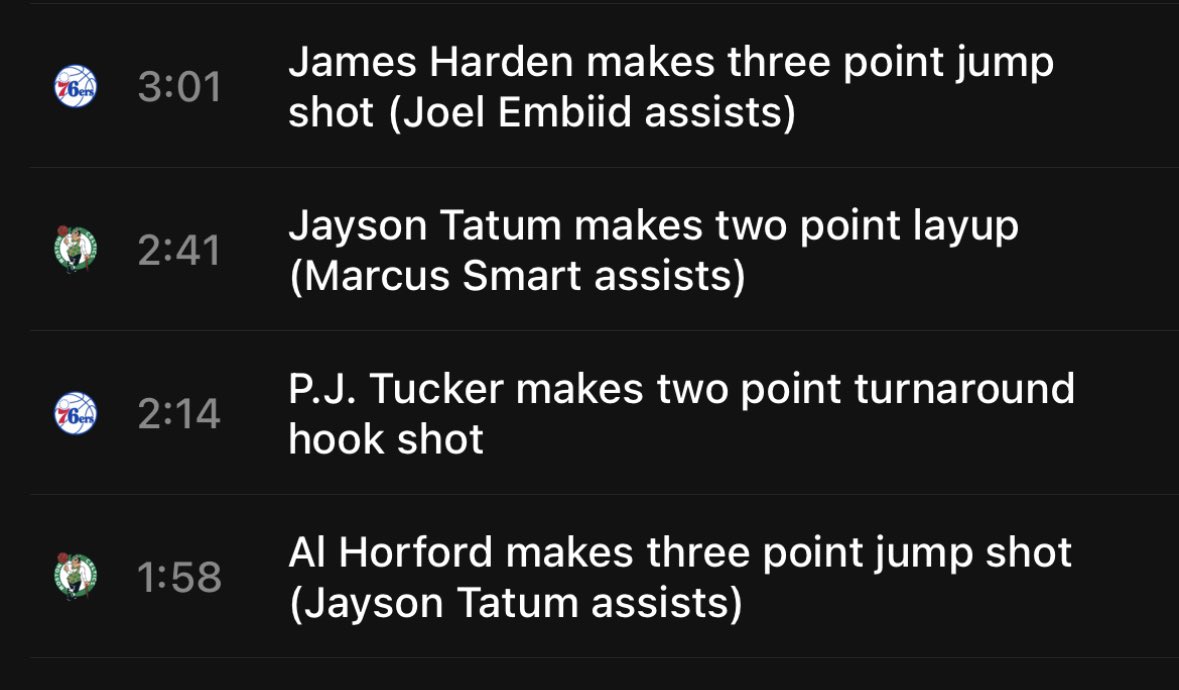 Jarad_Evans's tweet photo. I can’t believe they really stat-corrected away this James Harden assist https://t.co/wLKeFONyOB