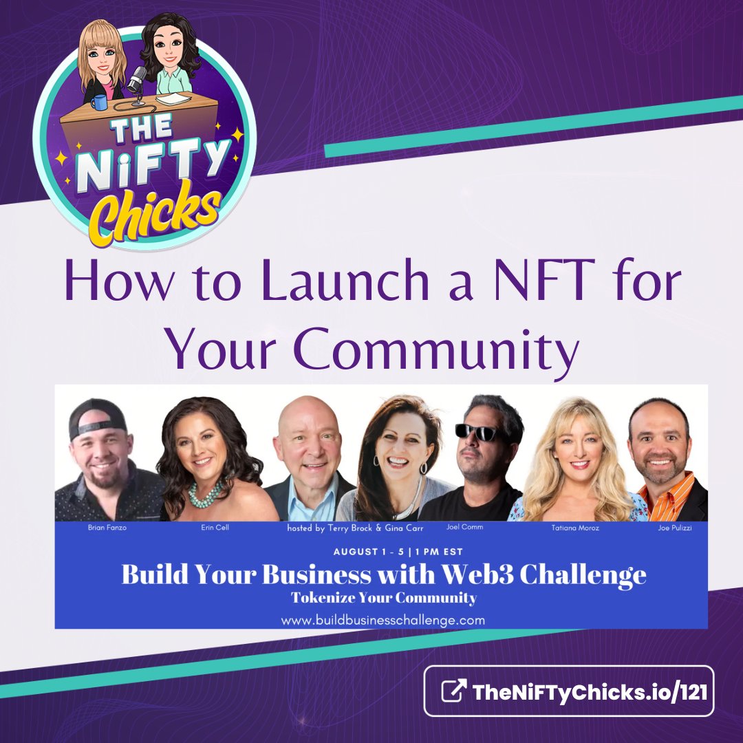 TheNiftyChicks's tweet photo. In this episode of #NFTruths, @erincell Mint-ECell was invited to speak at a Build Business Challenge, virtual conference with @TerryBrock&amp; @gina_carr This clip focuses on how to launch a NFT for your community.
https://t.co/k4ffwawXHm https://t.co/0OTjaxsALq