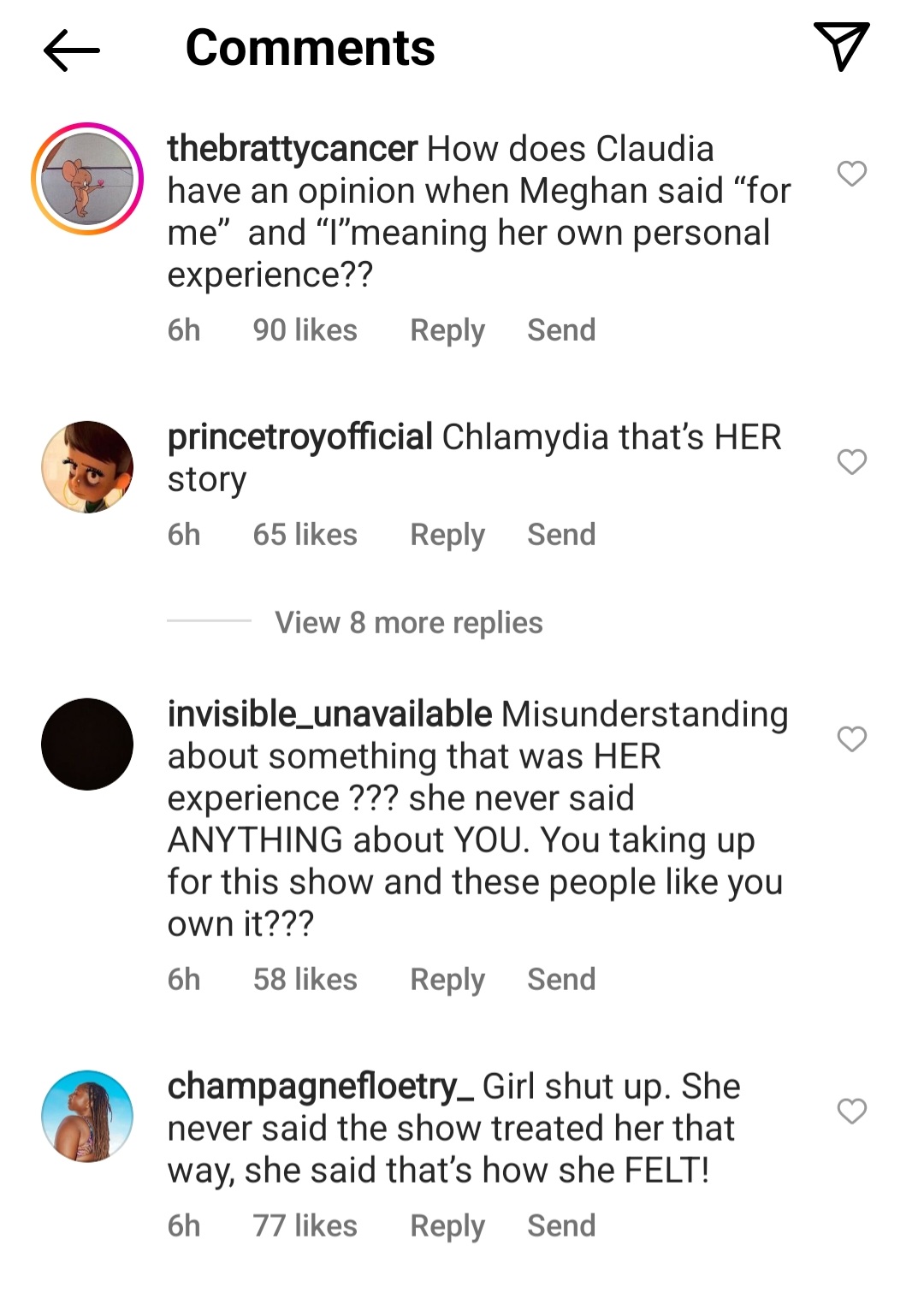 Meghan,Duchess Of Advocacy on Twitter "The Shade Room telling Claudia