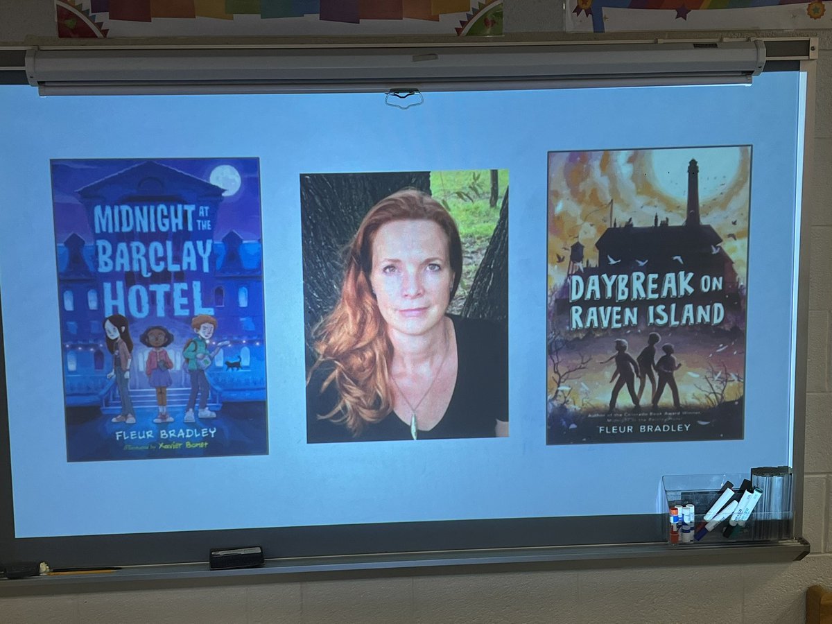 LindaHume10's tweet photo. Yes, I got mail from an author! 📚❤️ 📚
Loved sharing #AuthorMail from @FTBradleyAuthor with our 4th graders @JGB_Library today.
Read 1st 3 chapters of DAYBREAK to prepare for our virtual author visit on Friday.
🤩🤩🤩🤩🤩
Students were excited to check out both books. 📚❤️📚 https://t.co/wl3i6WBw42