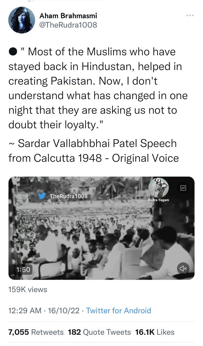 This tweet received 16 thousand likes. Do not just blame the state for the anti-Muslim hate. The state is just fanning the rot that exists within