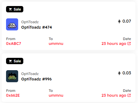 !croak

#OptiToadz #Optimism #OptimismNFT #L222