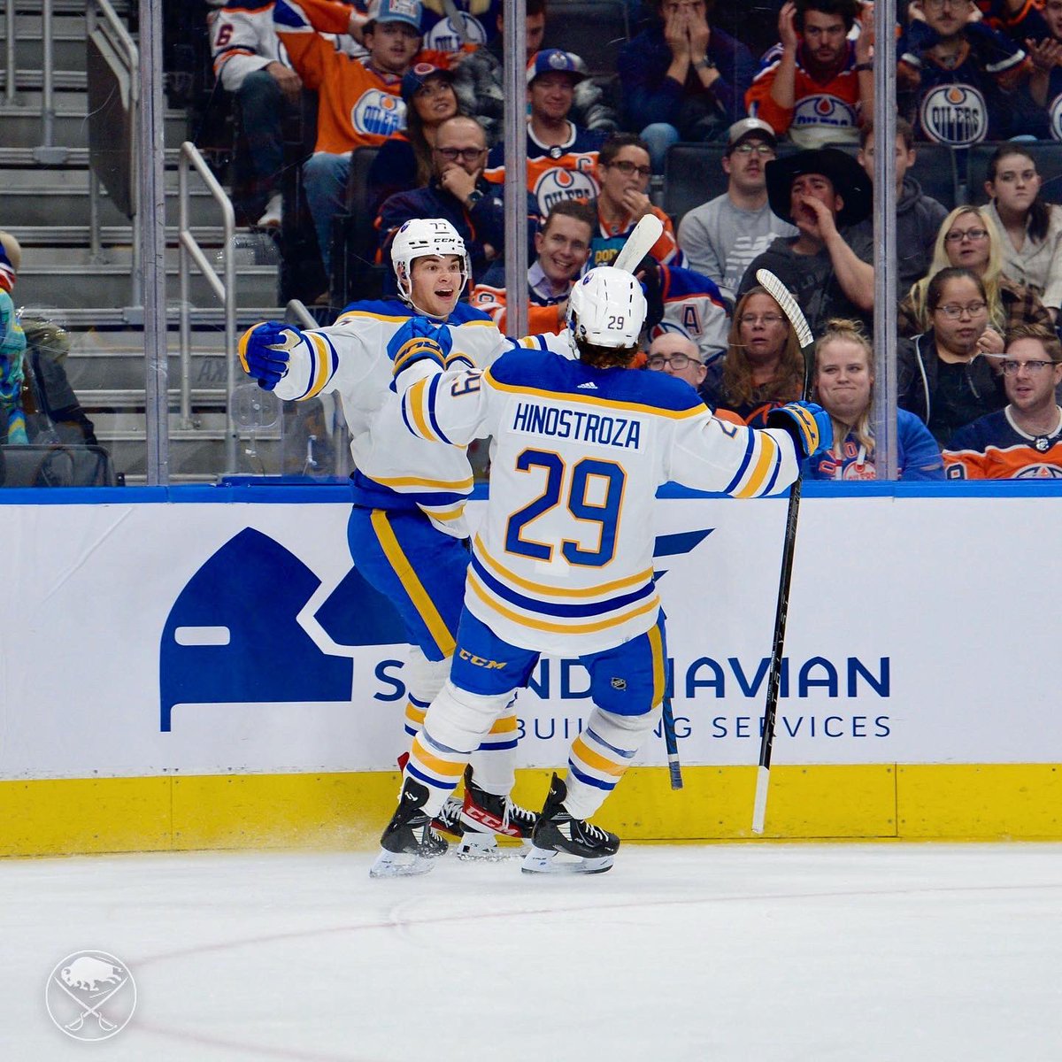 BuffaloSabres's tweet photo. Celly time for the rookie🔥

@jj_peterka | #LetsGoBuffalo https://t.co/CpWSmYj6I0