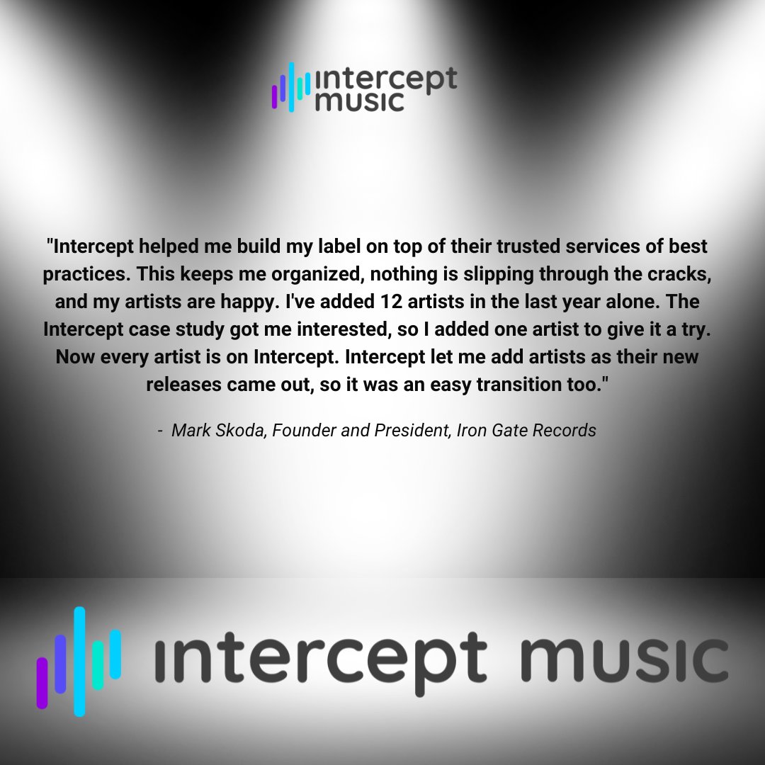 Intercept_Music's tweet image. INDEPENDENCE EMPOWERED 🎧💪 

#InterceptMusic #NewMusic #Indie #Music #Artist #Singer #Songwriter #Producer #Label #Musician #Distribution #Marketing #Art