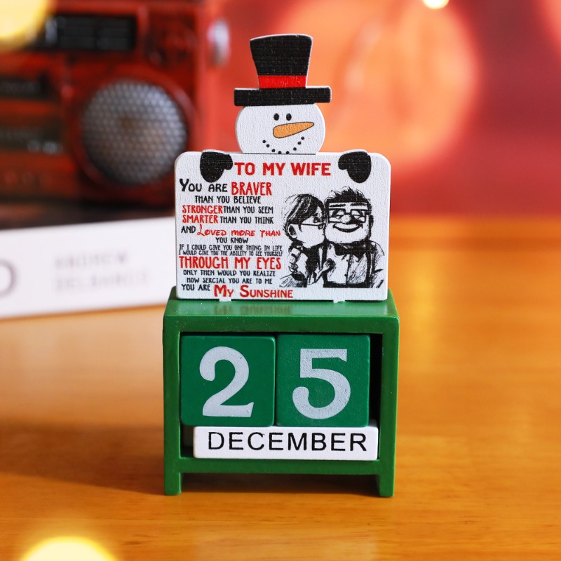 Familywatchs's tweet photo. This is a creative wooden perpetual block calendar. Perfect gift for Christmas, Birthday. No years printed, this calendar is reusable and perpetual. It's easy to use and turn, just rotating the blocks and months and never need to replace your calendar again.