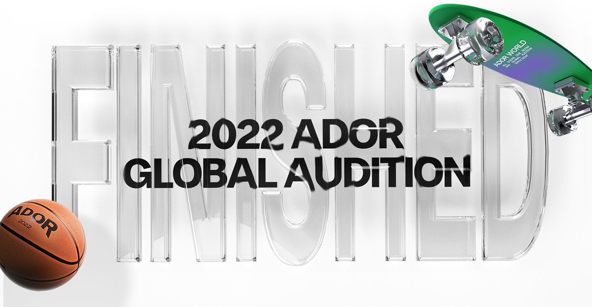 [2022 ADOR Global Audition] Thank you for your interest and participation in ADOR's second global audition. We are currently reviewing every submission. Applicants who pass will be notified individually by the end of October. Thank you so much!