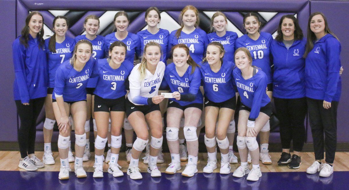 VB: <a href="/CentennialVB18/">Centennial Volleyball</a> wins second in the SNC tournament. Way to go, Broncos! #broncoblue #conferencerunnerup #nottoobad @Cambria33771298 <a href="/EllaWambold/">EllaWambold</a> <a href="/kate_luebbe/">Kate Luebbe</a> <a href="/KarleyNaber/">Karley Naber</a> <a href="/catebargen/">catelynn bargen</a> <a href="/coraepayne15/">Cora Payne</a> <a href="/AverieStuhr/">Averie Stuhr</a> <a href="/Alex_Galavezz/">Alex Galavez</a>