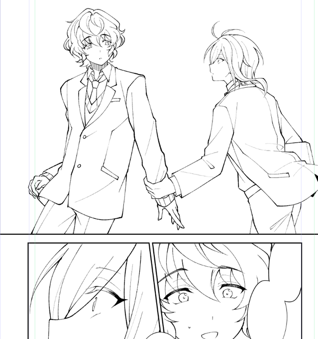 やっと夏つむっぽいコマが増えてきた
 #進捗ノート https://t.co/j4FqbD0umJ 