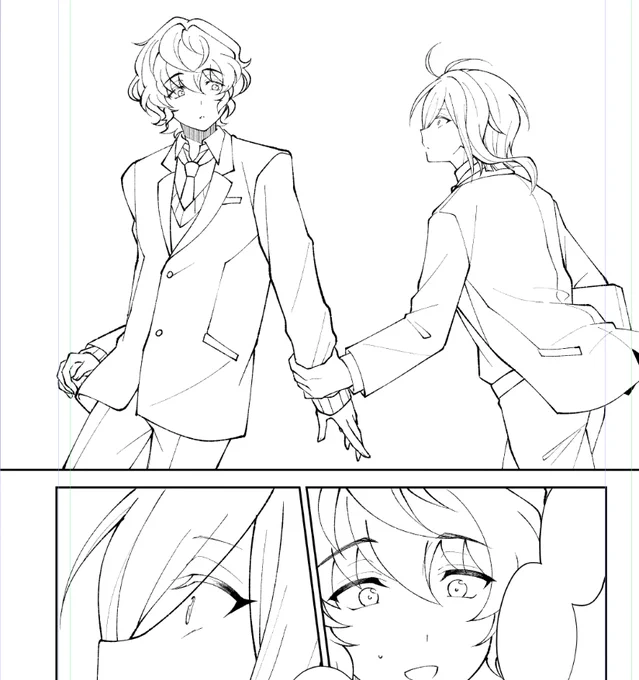 やっと夏つむっぽいコマが増えてきた
 #進捗ノート https://t.co/j4FqbD0umJ 