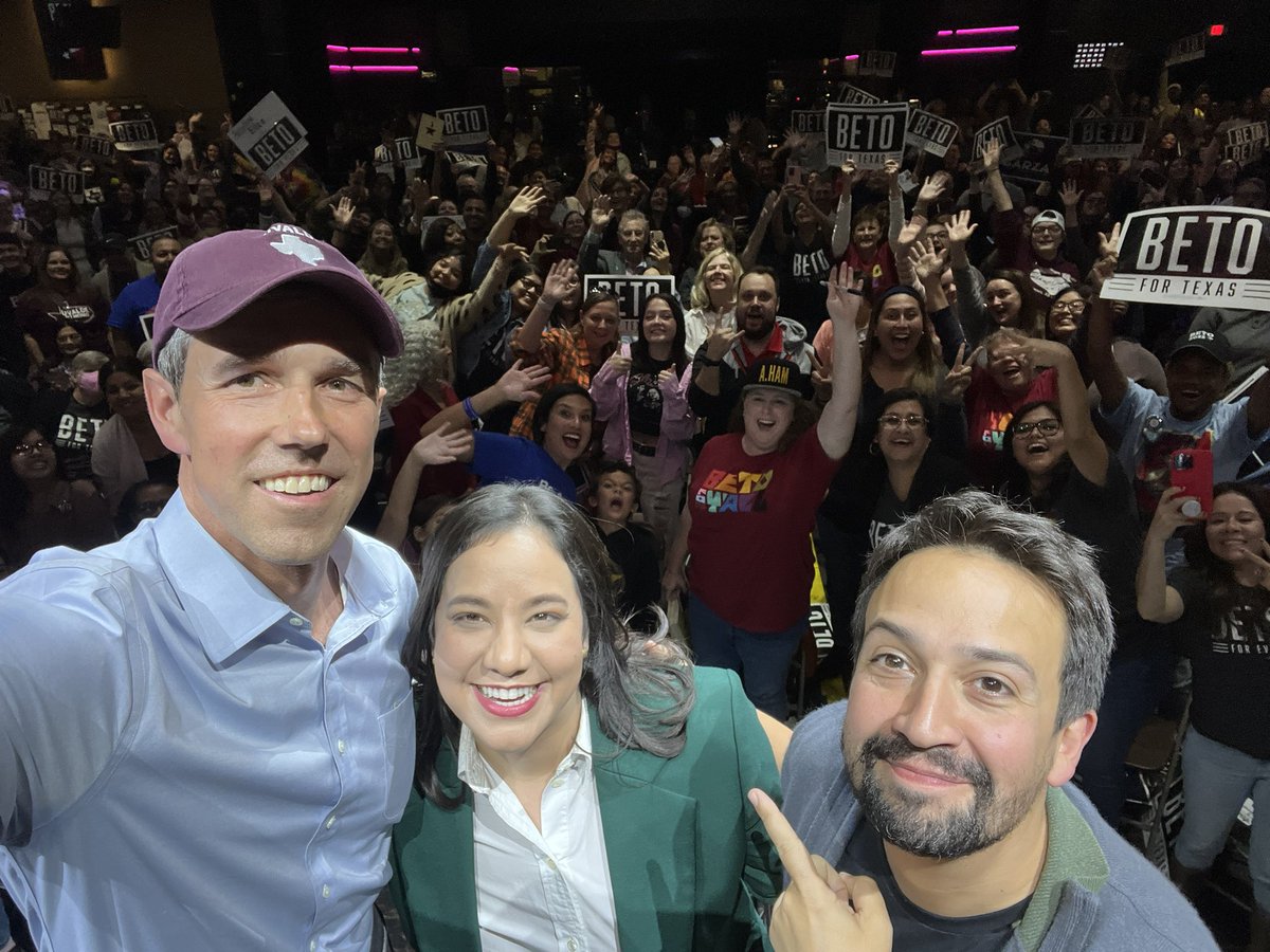 With <a href="/Lin_Manuel/">Lin-Manuel Miranda</a> and our next Attorney General, <a href="/RochelleMGarza/">Rochelle Garza</a>!