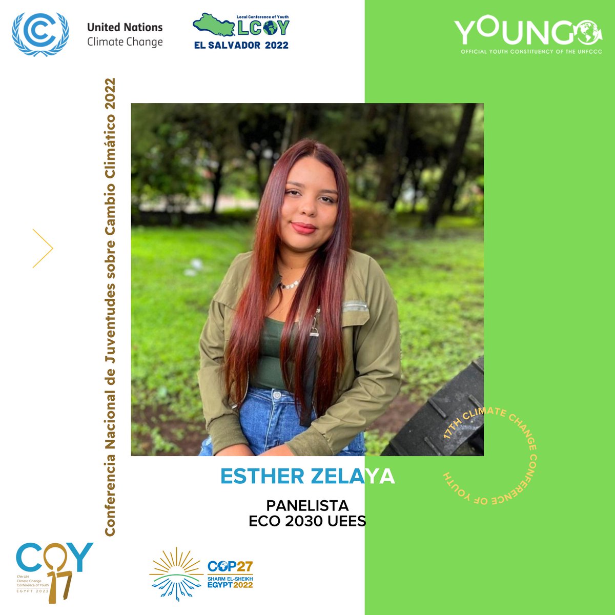 HubFSsv's tweet photo. 📌 En esta segunda parte de la #LCOYESA2022 🇸🇻, realizaremos un panel foro bajo la temática de “Justicia Climática y Activismo Climático”, en el cual contaremos con la participación de panelistas que generarán aportes valiosos desde sus conocimientos y experiencias 🤩🌎✨ https://t.co/MwA7mYyvJU