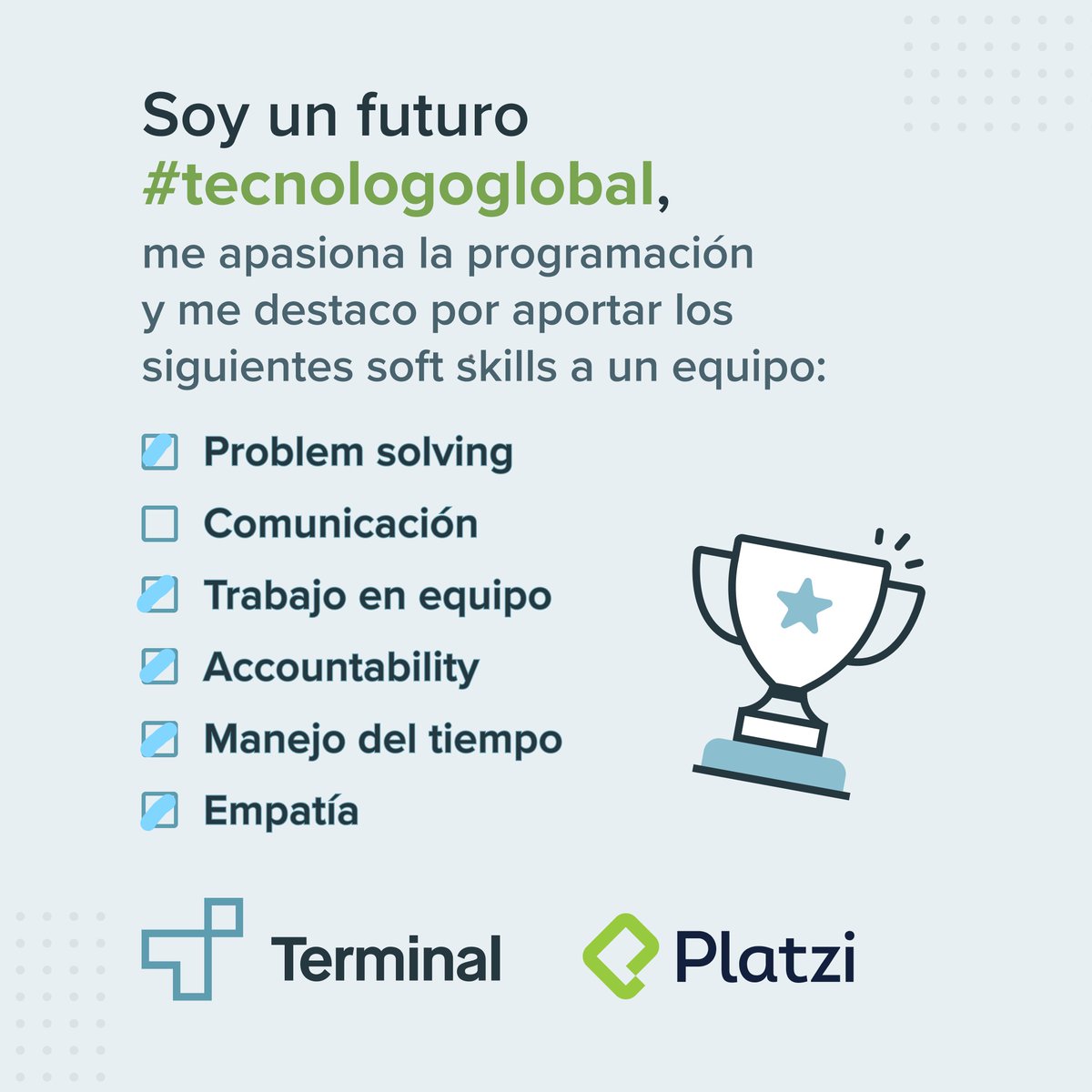 gbaxandres's tweet photo. Gracias al reto #tecnologosglobales de @platzi y @terminalio, he aprendido bastante sobre este maravilloso mundo Tech, actualmente estoy terminando la segunda semana del reto motivado a aprender más. https://t.co/Ln9NmFVfoe
