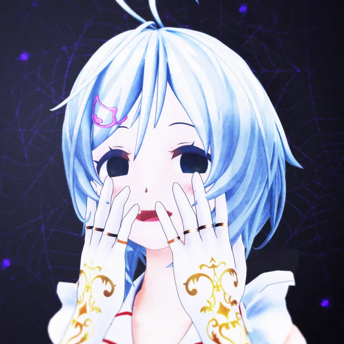 ヤンデレ風シロちゃん撮ろうとしたら想像以上に怖いの撮れちゃったでも良いよね……#SiroArt<(C)App Land (C)KLabGames> 