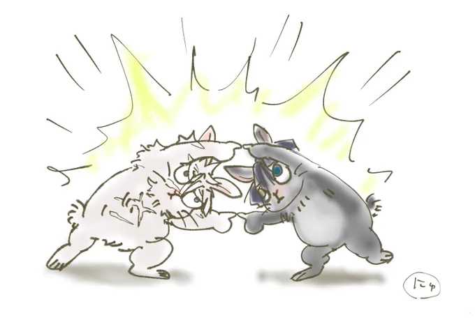 ……ハッ!!!!!#ズッ友っと場外乱闘 