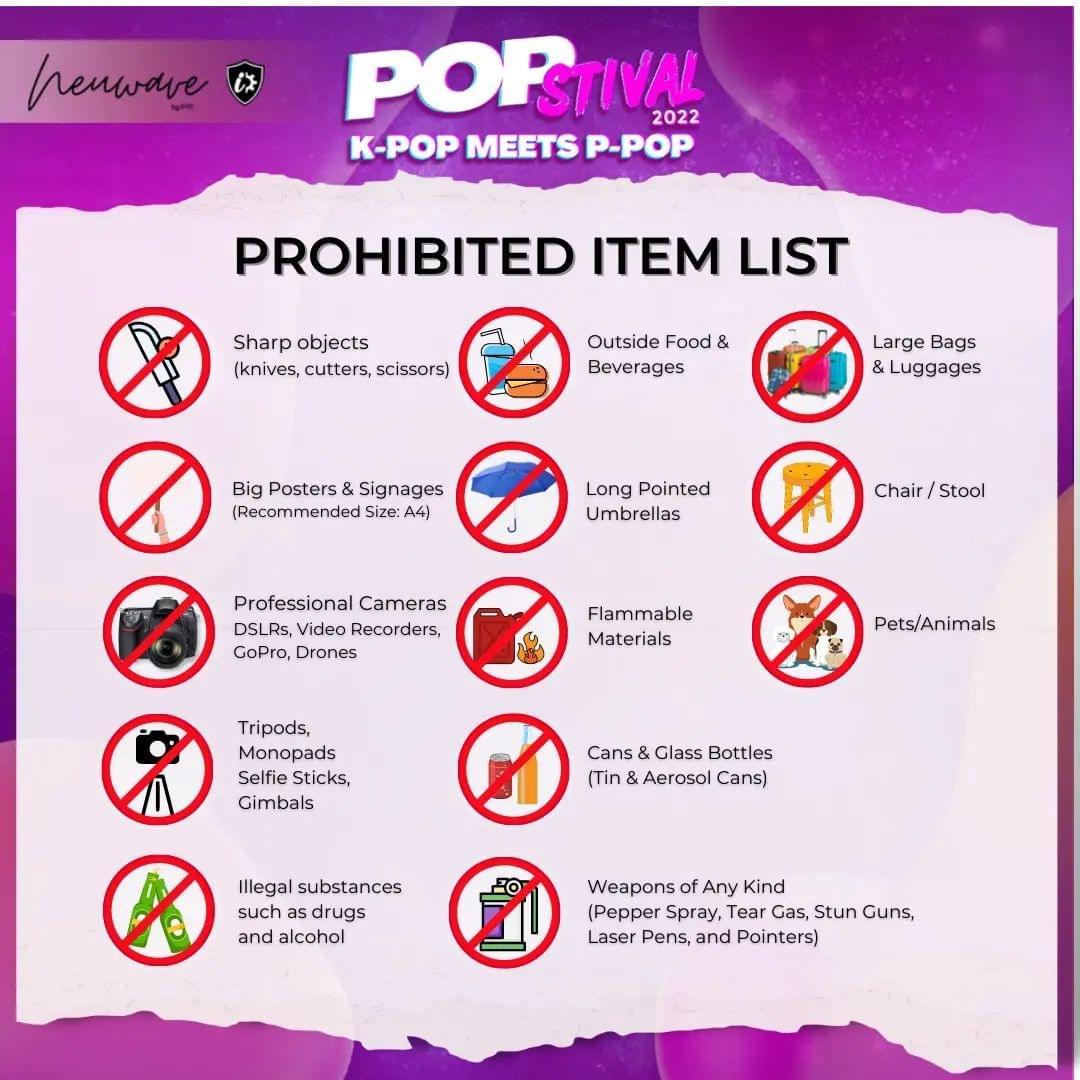 AlecsTubiera's tweet photo. There are only 2 days to #POPSTIVAL2022, and here are the guidelines and reminder that you need to know before going. See you on Friday and let's have a great #POPstivalExperience! ☀

Tickets are available at online at https://t.co/q2GiC37DN0 and SM ticket stores. #KPOPmeetsPPOP https://t.co/is5hHd2NG0