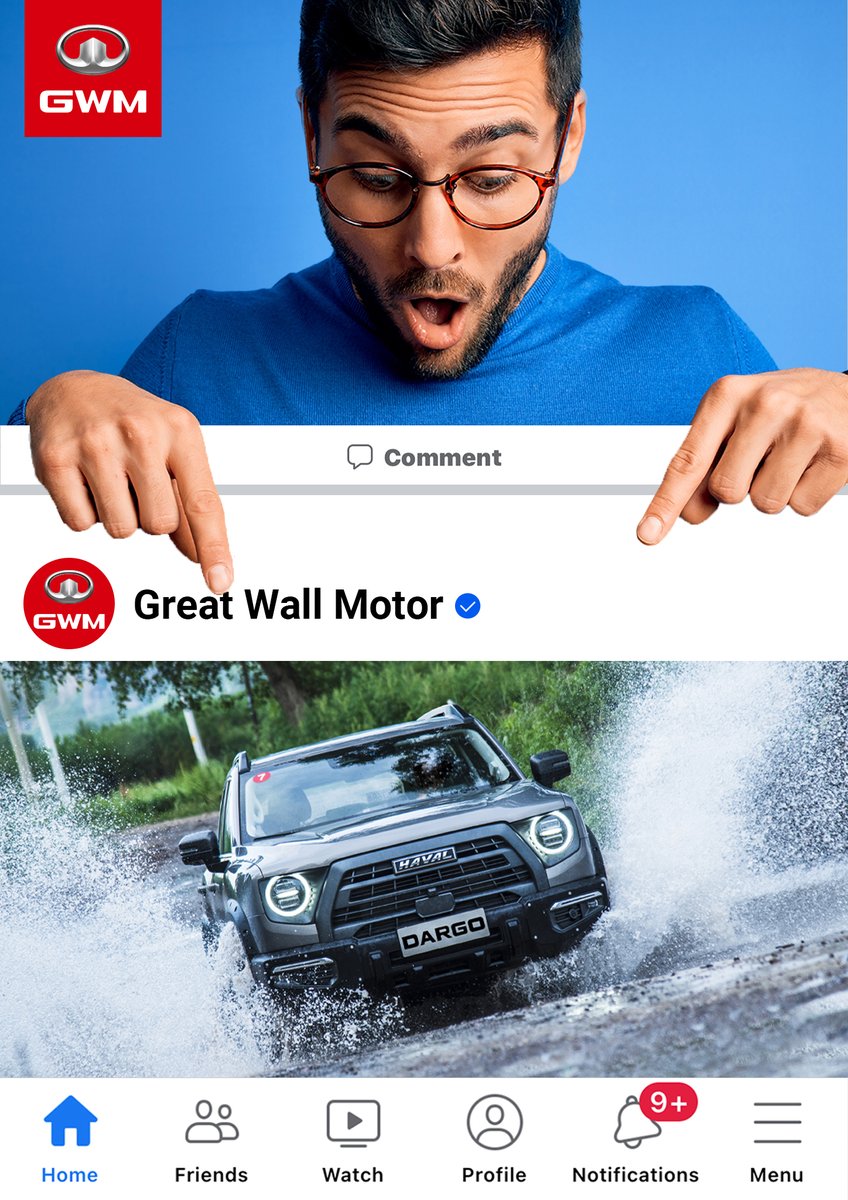 GWMGlobal's tweet photo. What makes you look so surprised? That's right, it's #DARGO that can take you anywhere.
#GWM #InnovationInMotion #DareToGo https://t.co/YLNIDWPKgs