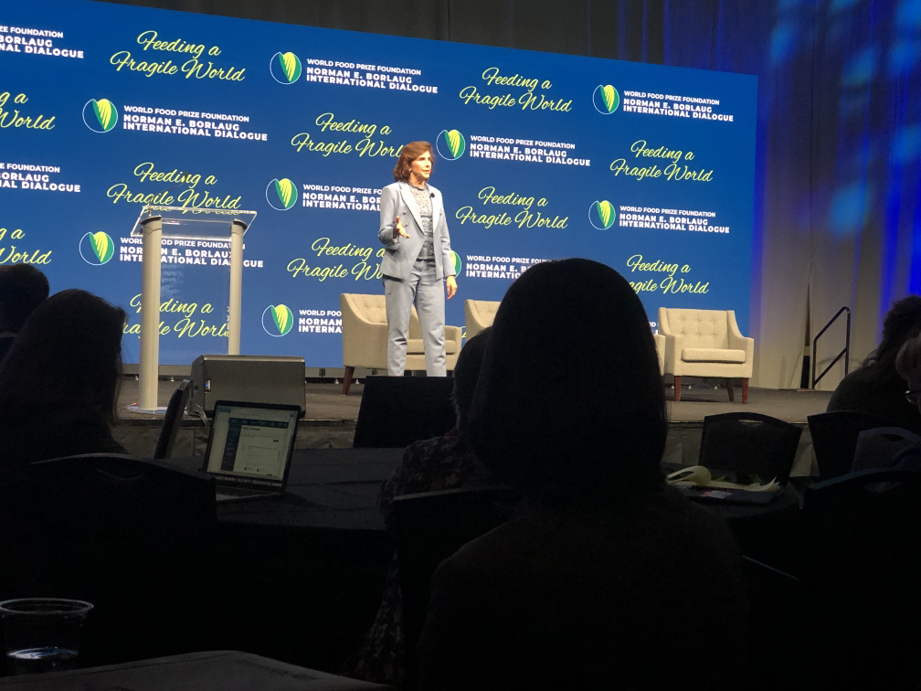Paige Rohrbach (@paige_rohrbach) on Twitter photo Excited to take what I learned today at the <a href="/WorldFoodPrize/">World Food Prize Foundation</a> Open Session of the Borlaug Dialogue and take it back to my future students! I'm excited to share about the three C's- COVID, Climate, and Conflict said by <a href="/BarbaraStinson/">Barbara Stinson</a>
#WFPFgoals #foodprize22 Excited to take what I learned today at the <a href="/WorldFoodPrize/">World Food Prize Foundation</a> Open Session of the Borlaug Dialogue and take it back to my future students! I'm excited to share about the three C's- COVID, Climate, and Conflict said by <a href="/BarbaraStinson/">Barbara Stinson</a>
#WFPFgoals #foodprize22