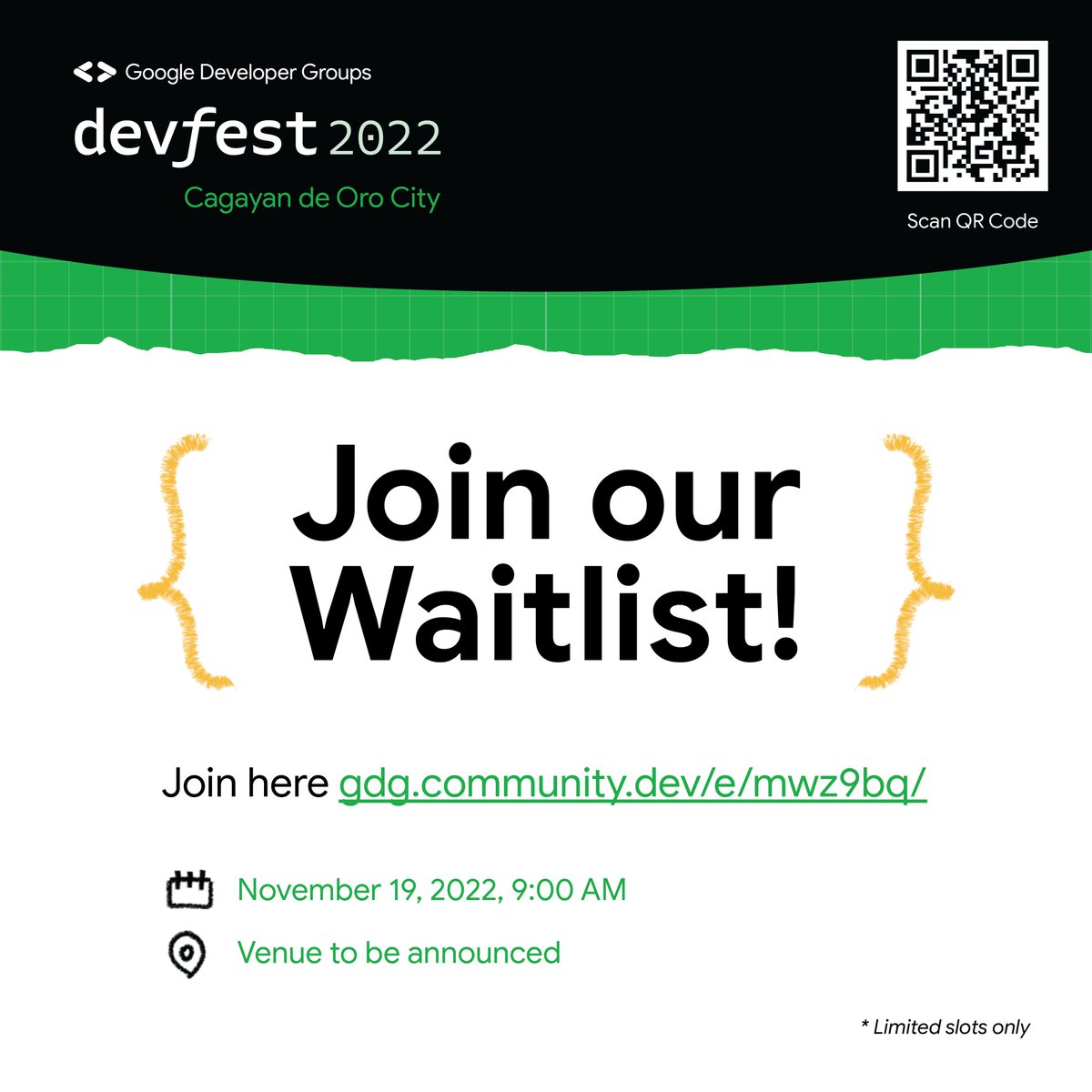 gdgcdo's tweet photo. 👋 Hey Ka-Devs! Did you miss us? We bet you do. 

Get ready as we celebrate #DevFestCDO2022, we bring you more fun and exciting activities. 

📝 Reserve a slot now, register here: https://t.co/ugcWav7aBg

#devfest #devfest2022 #gdg #gdgcdo #gdgcdo10th https://t.co/K4vSZjPQzL