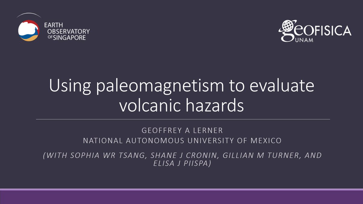 Tyranakisaurus's tweet photo. Hi friends! If you're interested in how paleomagnetism can be used in the evaluation of volcanic hazards, I'm giving a a virtual seminar tomorrow (19 Oct) as part of the MagNetZ series, 10am CDT/6pm BST. I think it'll be advertised tomorrow or write me and I can send a zoom link! https://t.co/3qB11C6BVY