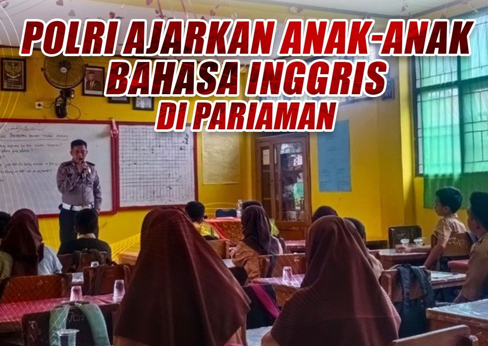Mantappp nihh Polres Pariaman Dirikan Police Speaking English Community Untuk Anak-Anak Belajar Mengenal Bahasa AsingAsing #ProfesiUntukMengabdi Jalan Polri Dalam Melayani