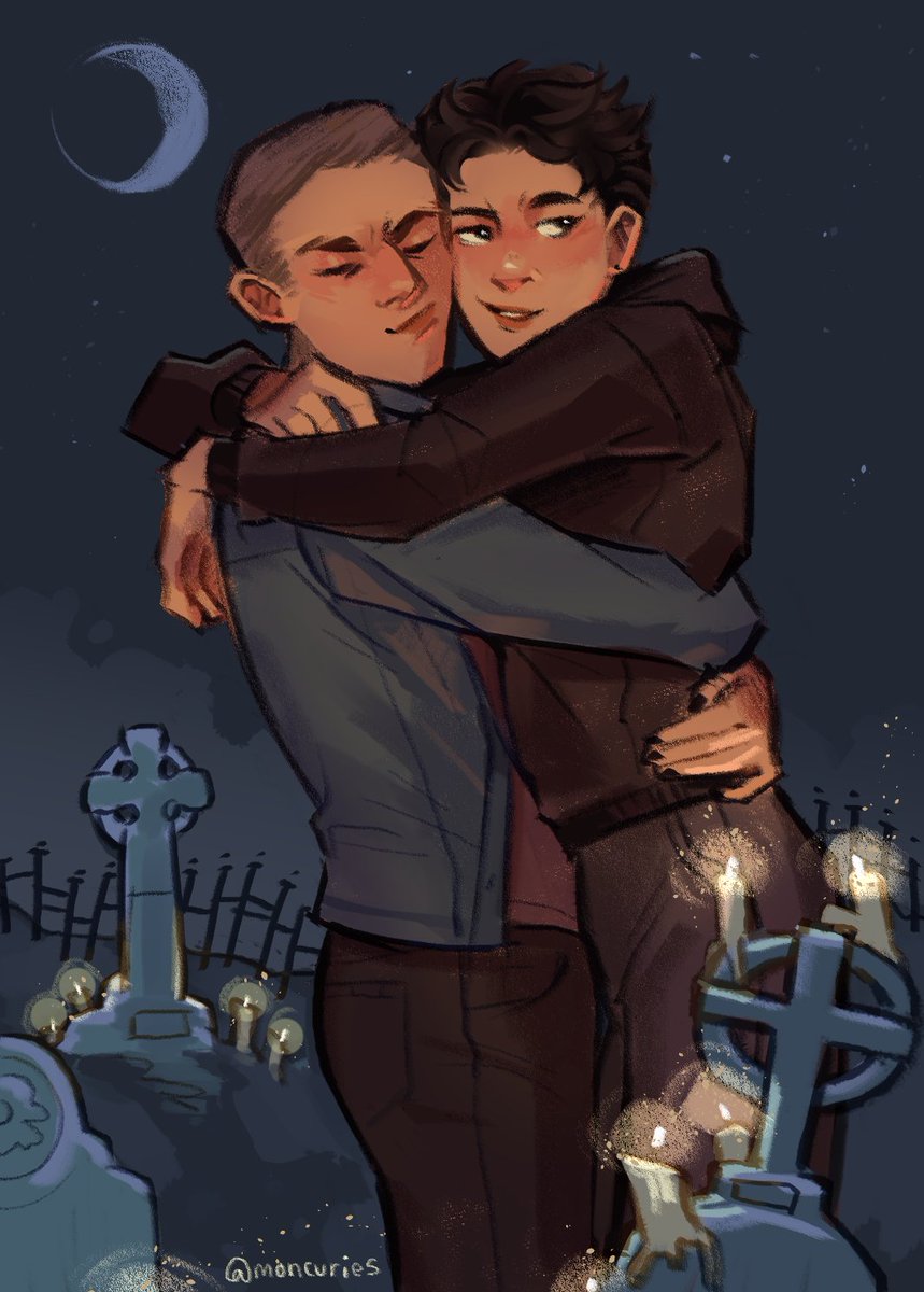 October = cemetery boys season :] can't wait for a sequel and ab to start my annual reread!! so here's julian lifting yadriel <3 #cemeteryboys